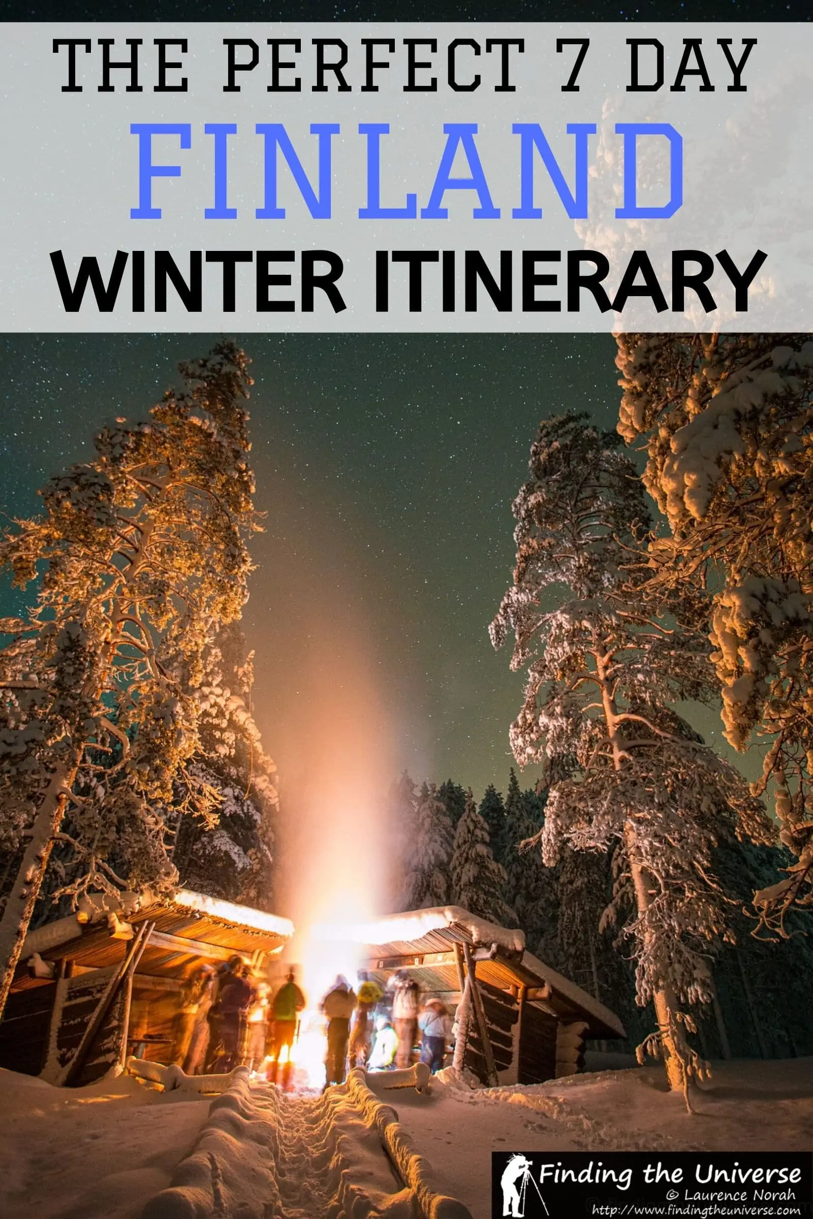 A detailed 7 day itinerary for Finnish Lapland in winter