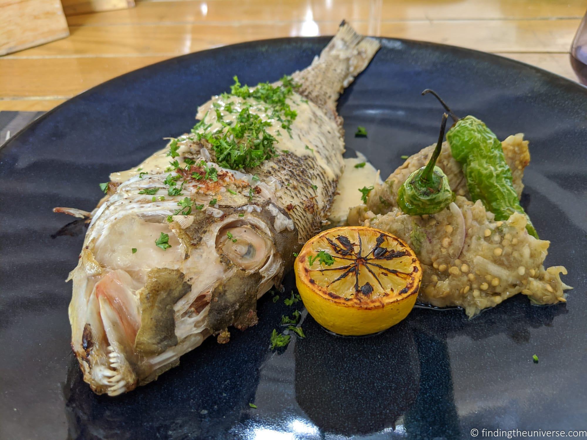 Grilled fish Mauritius