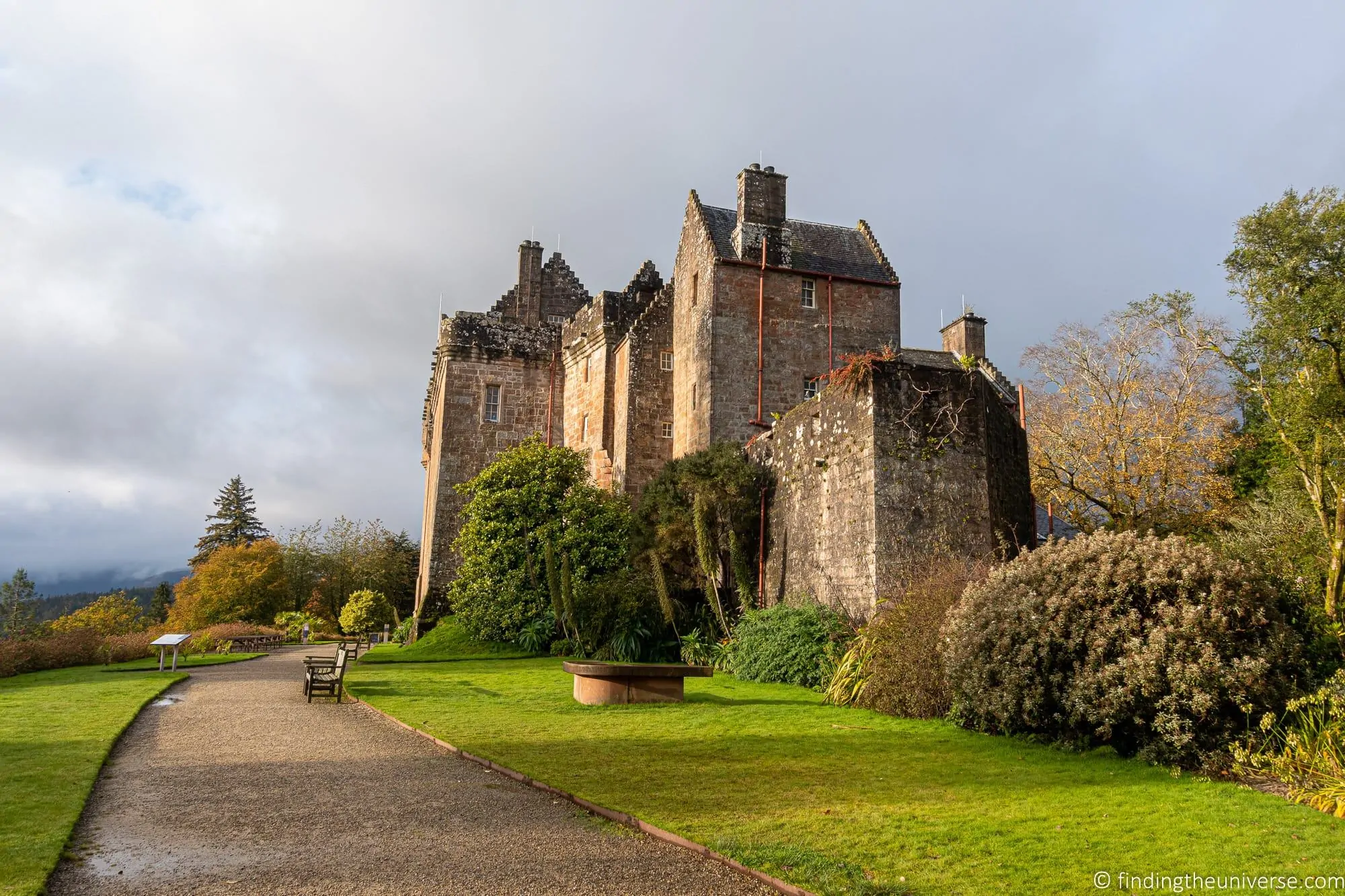 Evening light on a Scottish castle, shot on a Sony RX100
