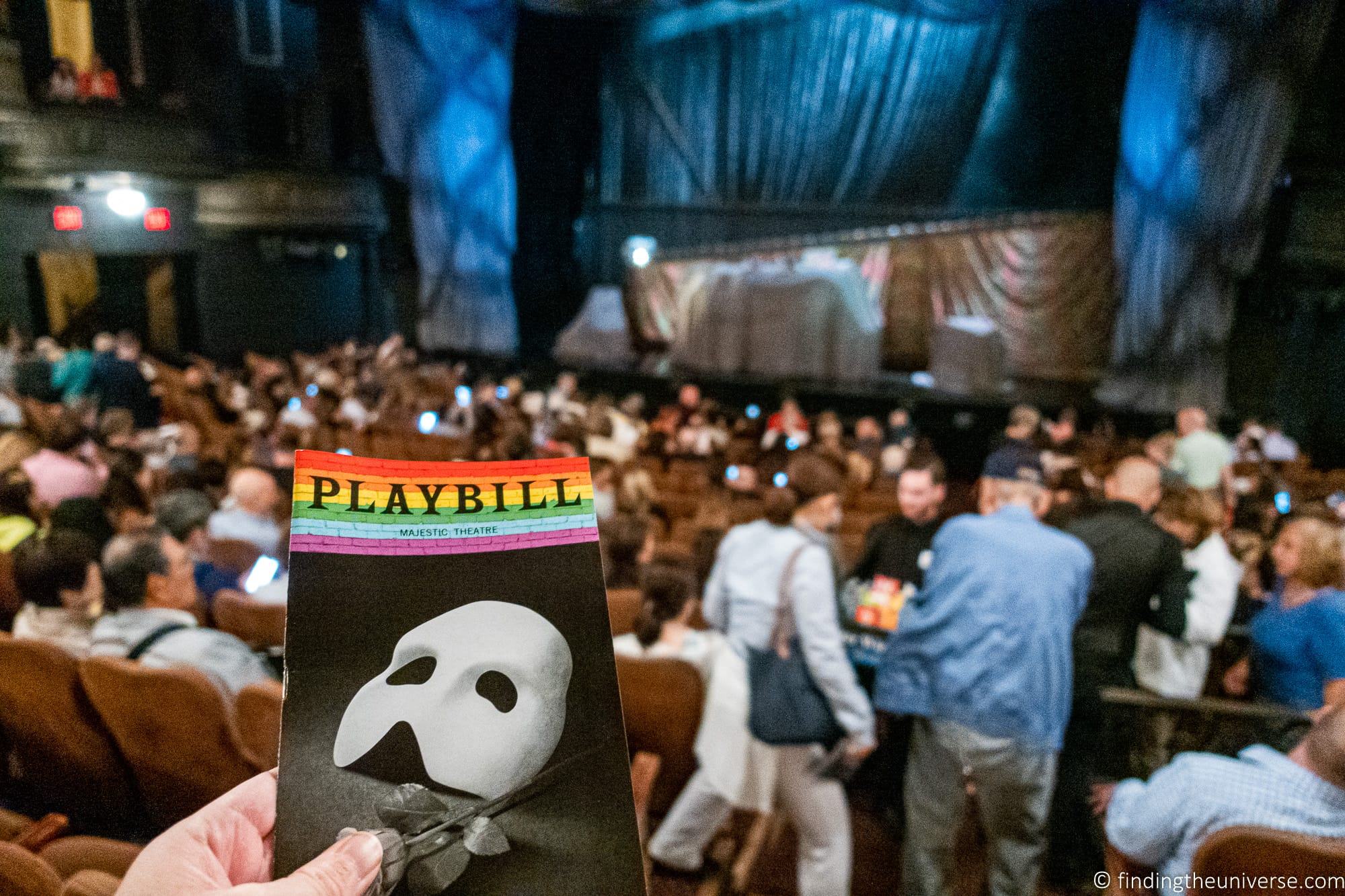 Phantom of the Opera Broadway Stage Show New York