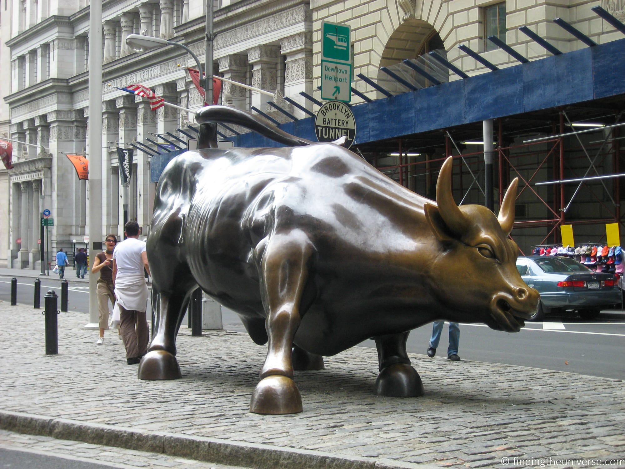 Wall Street Bull Statue New York