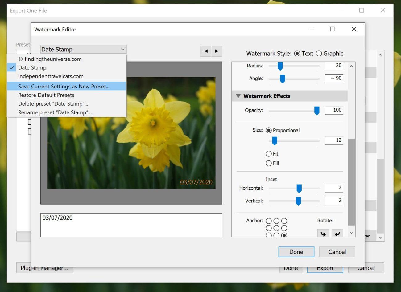 How to Add a Date Stamp to Your Photos Finding the Universe