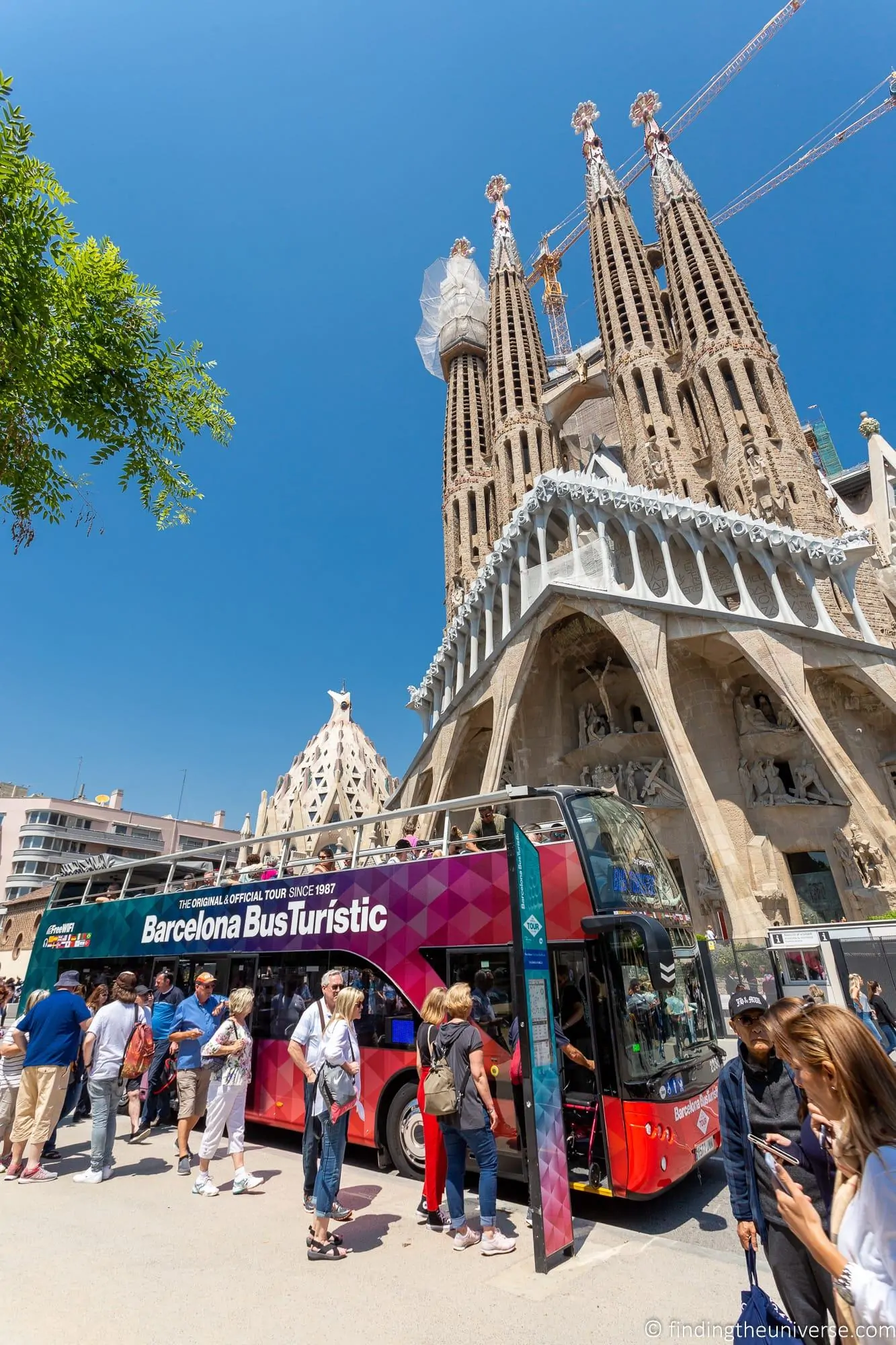 Sagrada Familia Barcelona Bus Turistic Stop