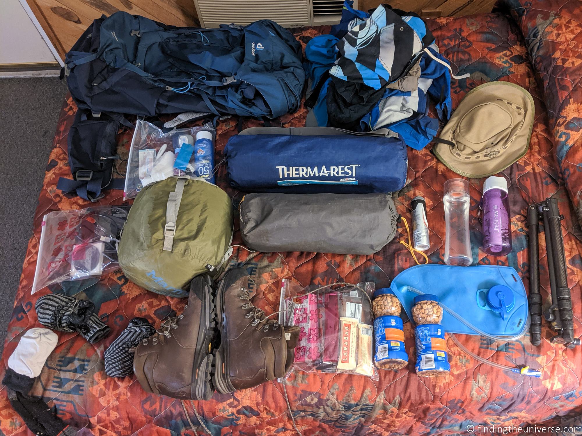 Gear for Havasu Falls hike