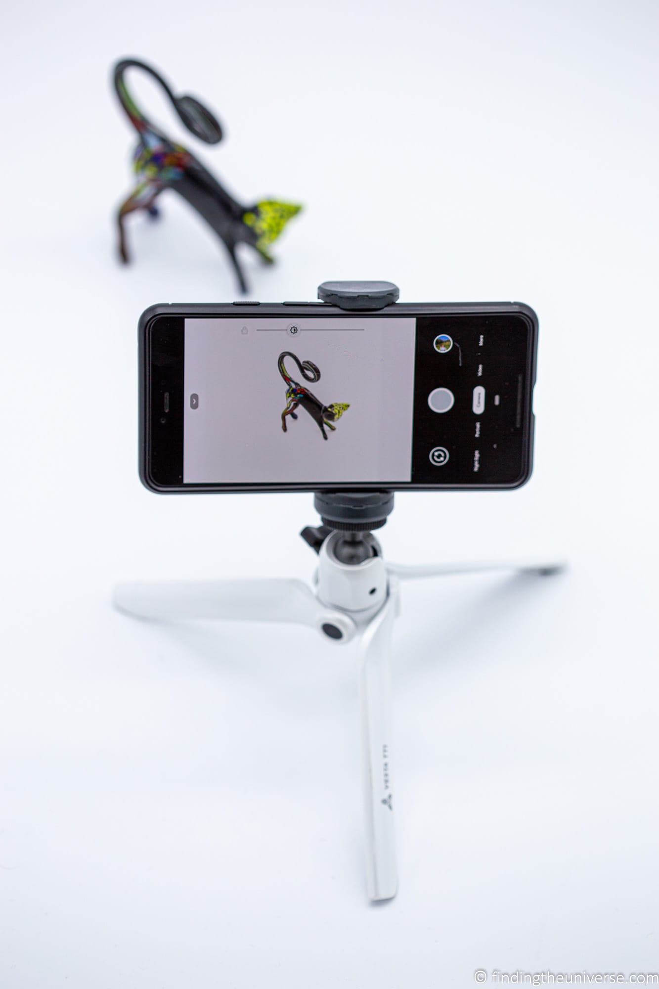 Tripod in Lightbox