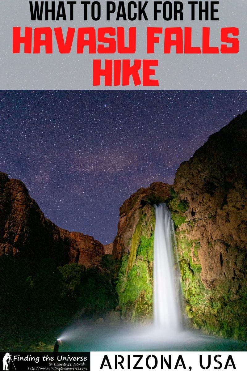 A detailed guide to what to pack for Havasu Falls. This detailed Havasu packing list has everything you need to bring, whatever time of year you visit!