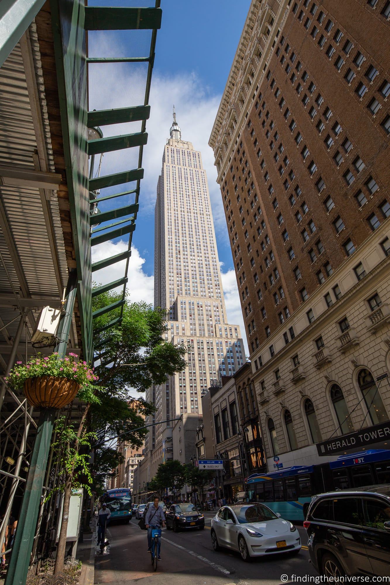  Empire State Building depuis le niveau du sol 