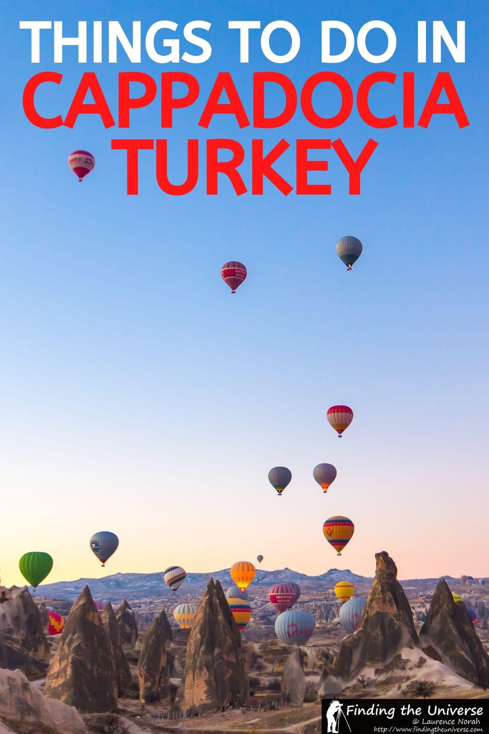 A detailed guide to things to do in Cappadocia Turkey. Everything from underground cities to hot air ballooning, plus tips for your visit!