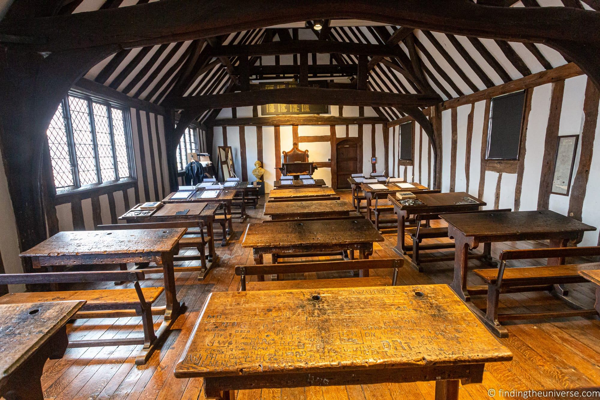 Shakespeare's Schoolroom & Guildhall Stratford-Upon-Avon