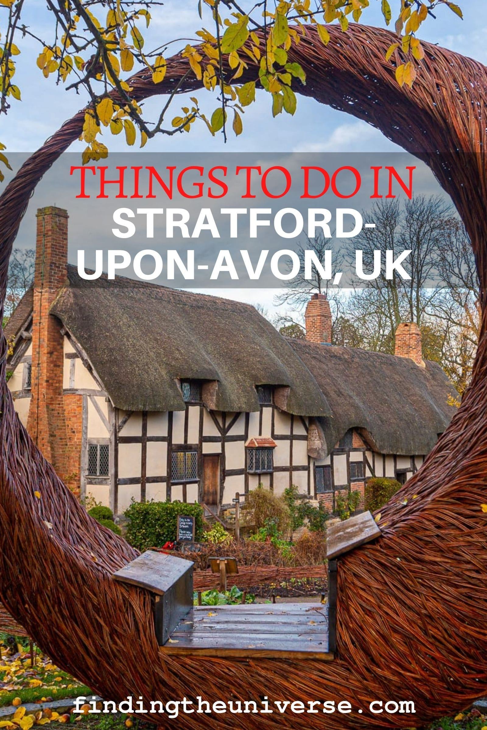 A detailed guide to things to do in Stratford-upon-avon. All the Shakespeare sights, plus many more attractions and tips for your visit!