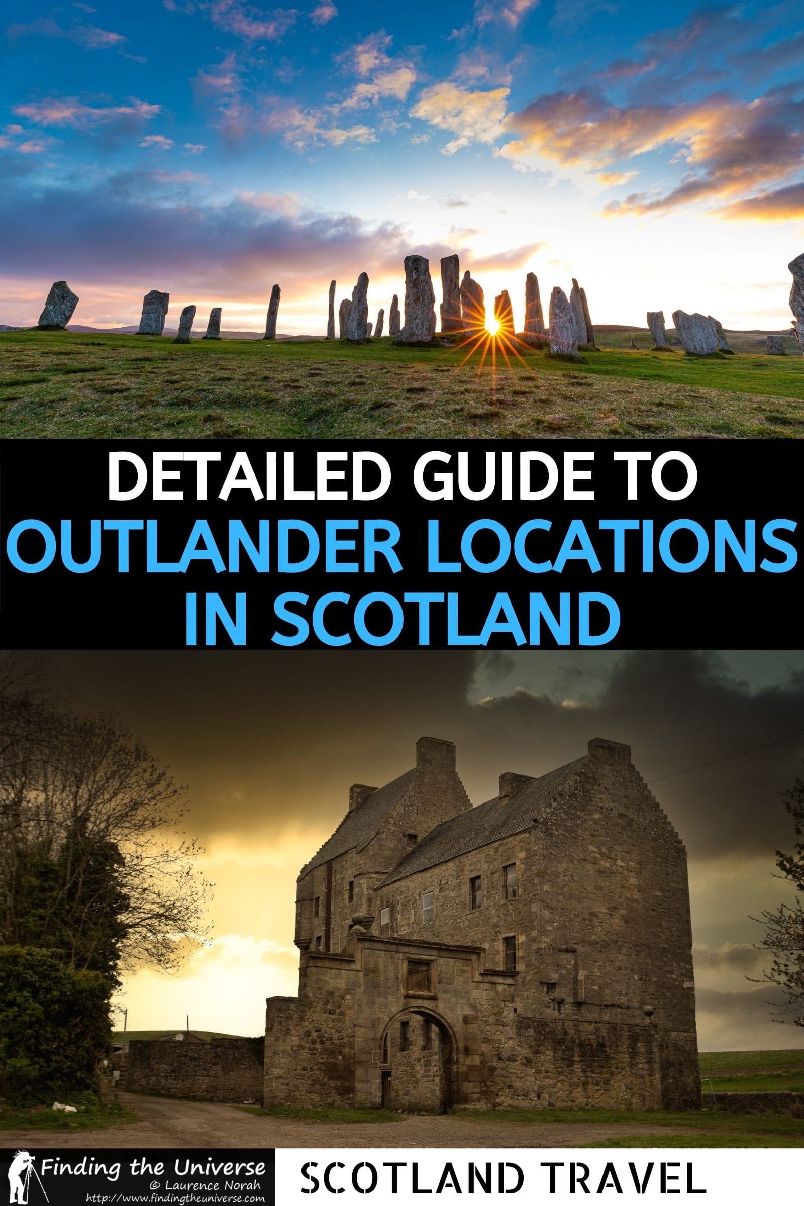 Detailed guide to 40+ Outlander Filming Locations in Scotland. Details of which scenes were filmed where, tips on visiting them + map!