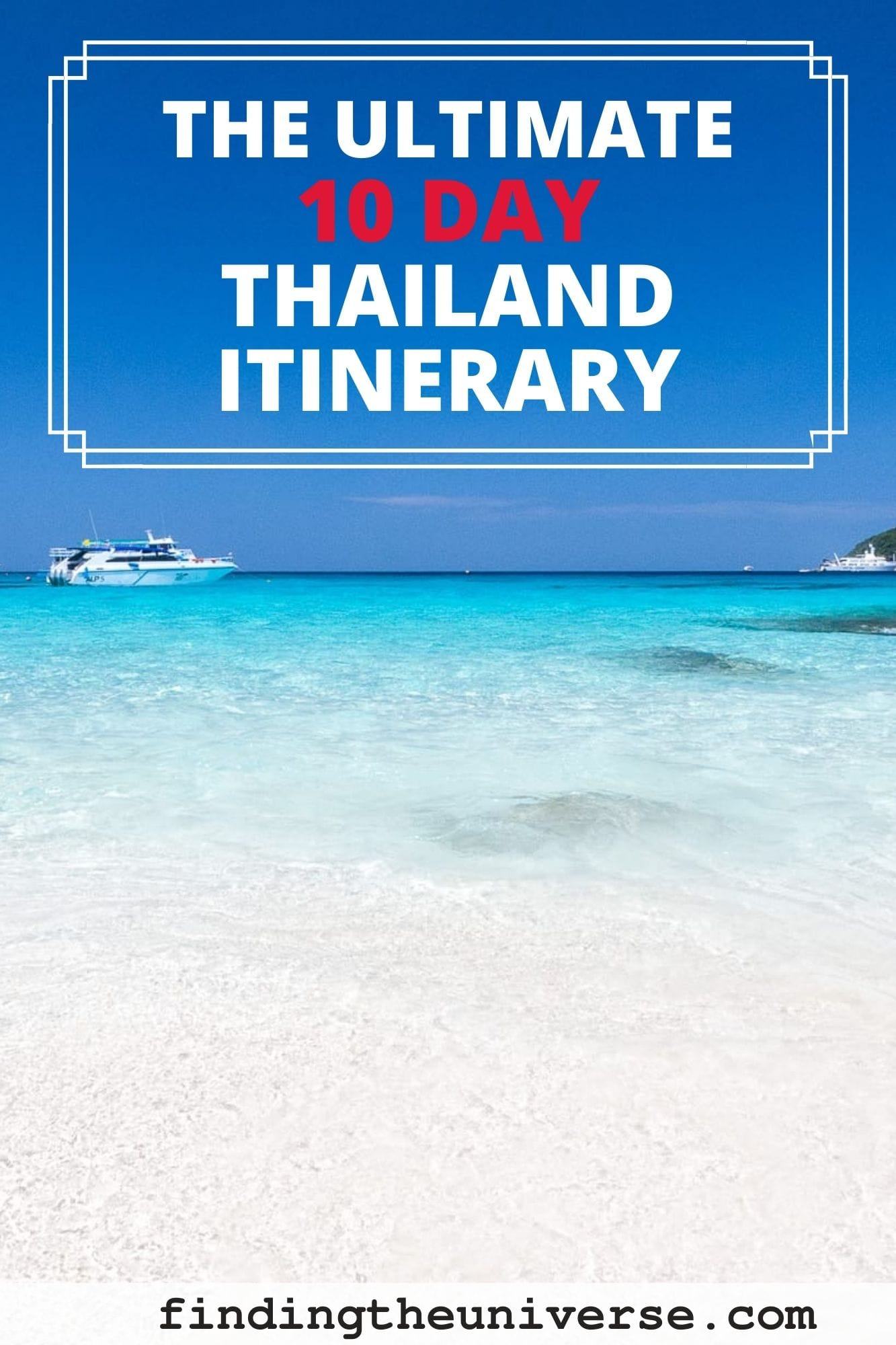 A detailed 10 day Thailand itinerary. Day by day break down of what to see and do, where to go, how to get there and where to stay!