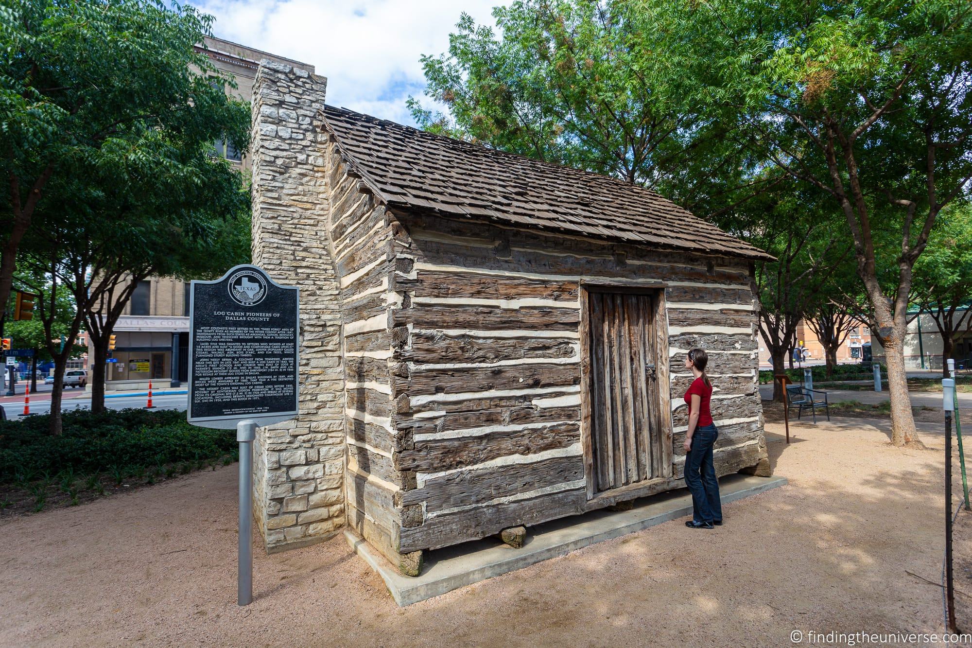 John Neely Bryan Log Cabin Dallas