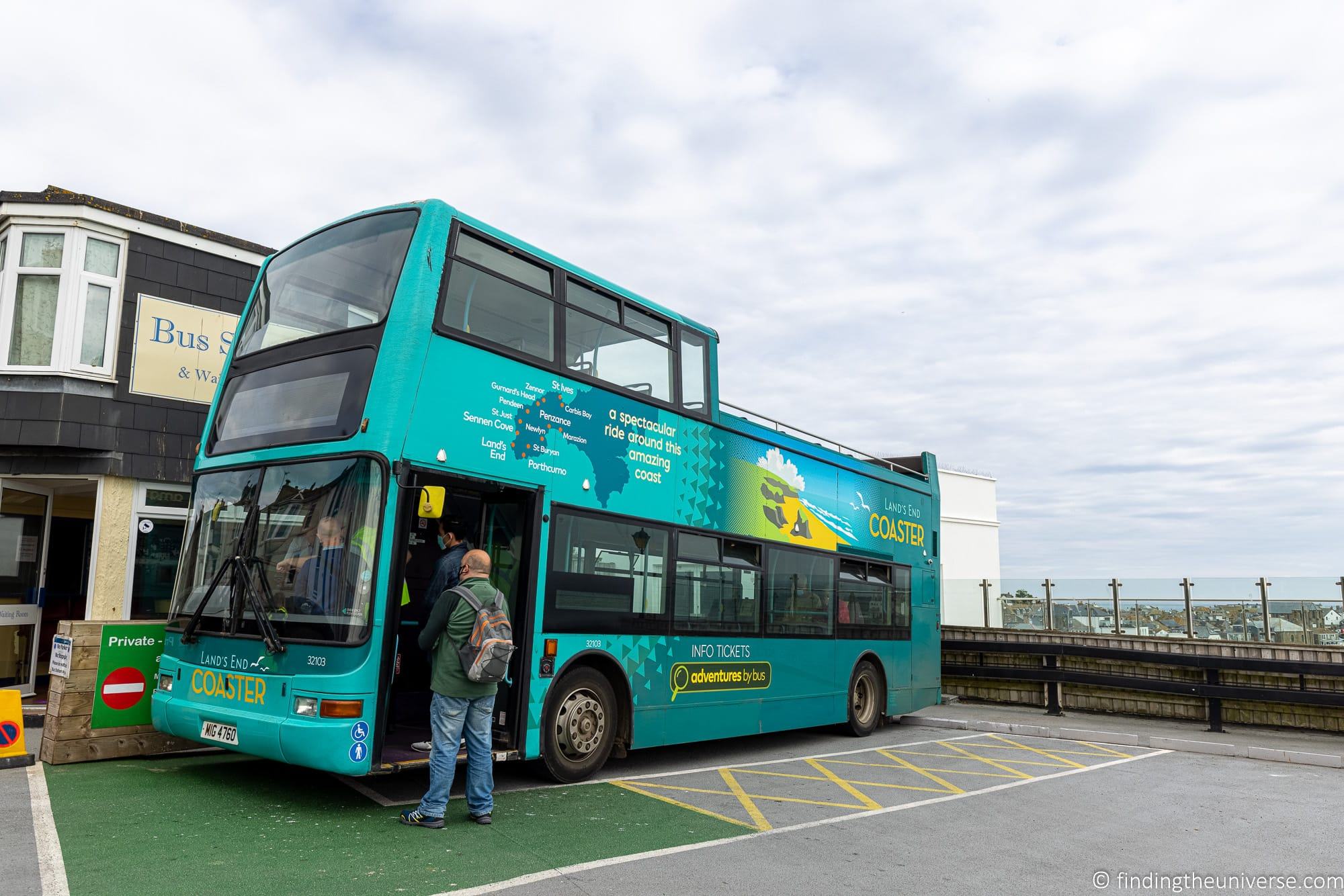 Lands End Coaster bus