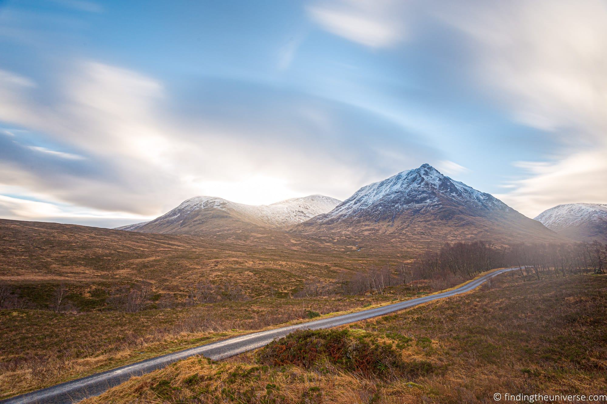 Glen Coe Road and Mountains