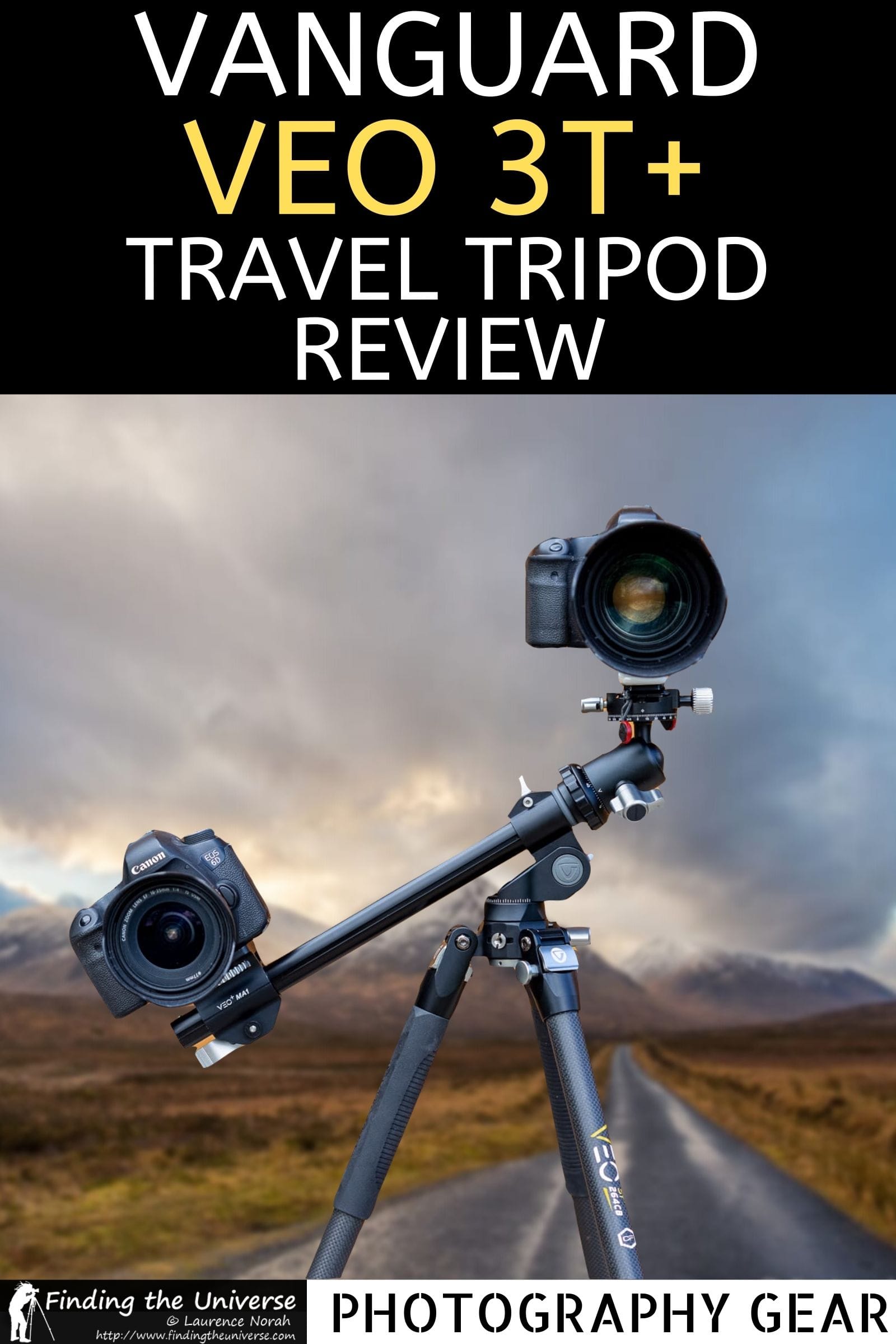 A review of the Vanguard VEO 3T+ 264CB travel tripod. Everything you need to know to decide if this carbon fibre travel tripod is for you!