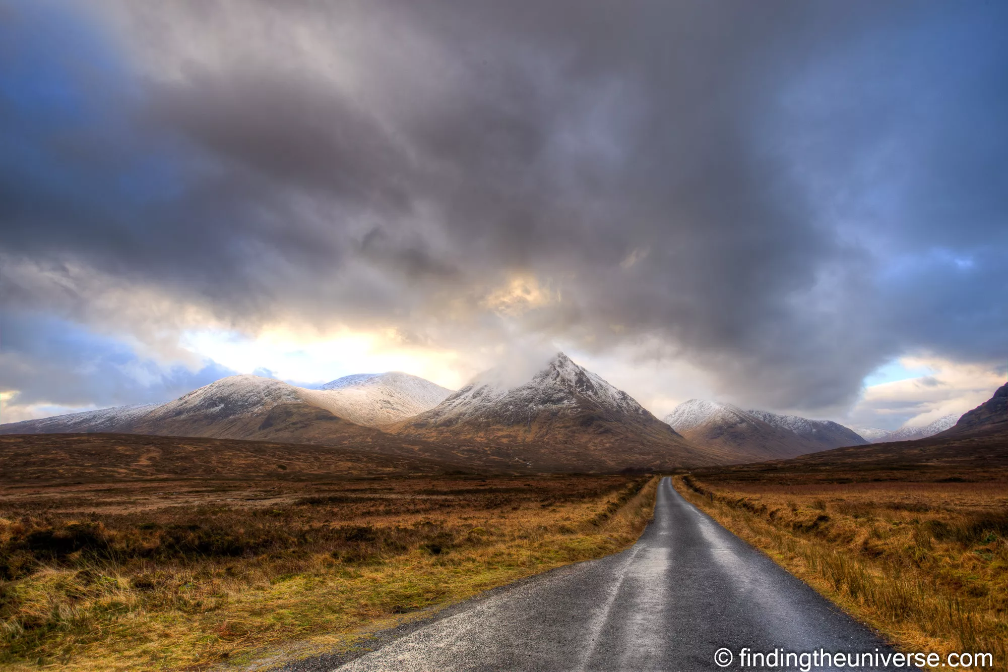 Road into Glen Etive Glen Coe
