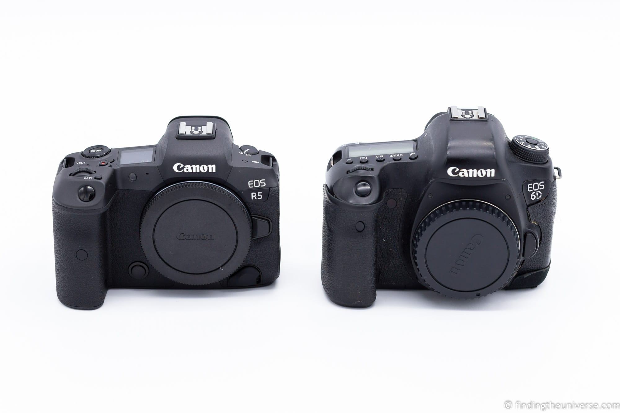 EOS R5 vs EOS 6D