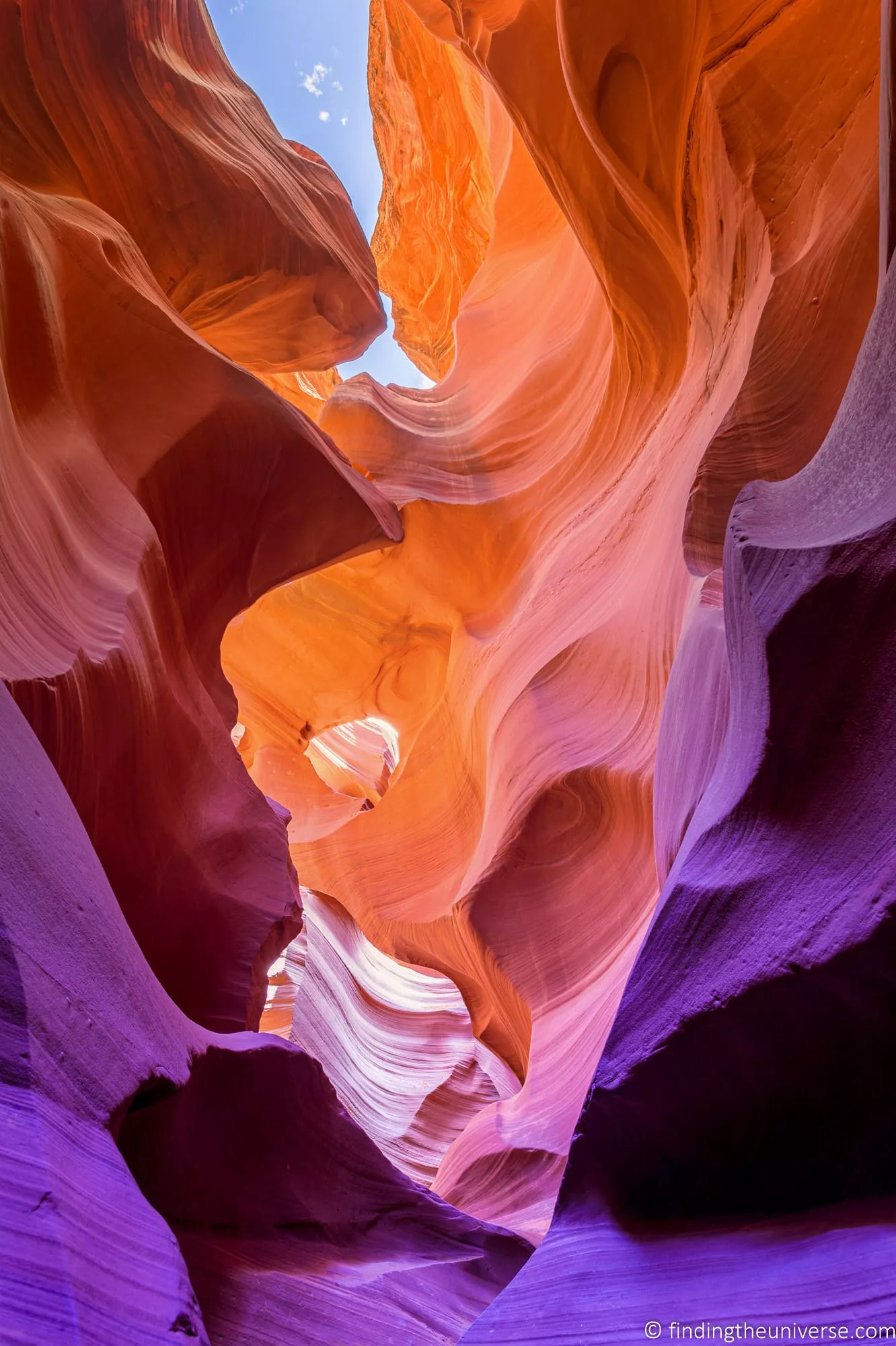 Antelope Canyon slot canyon near Page, Arizona