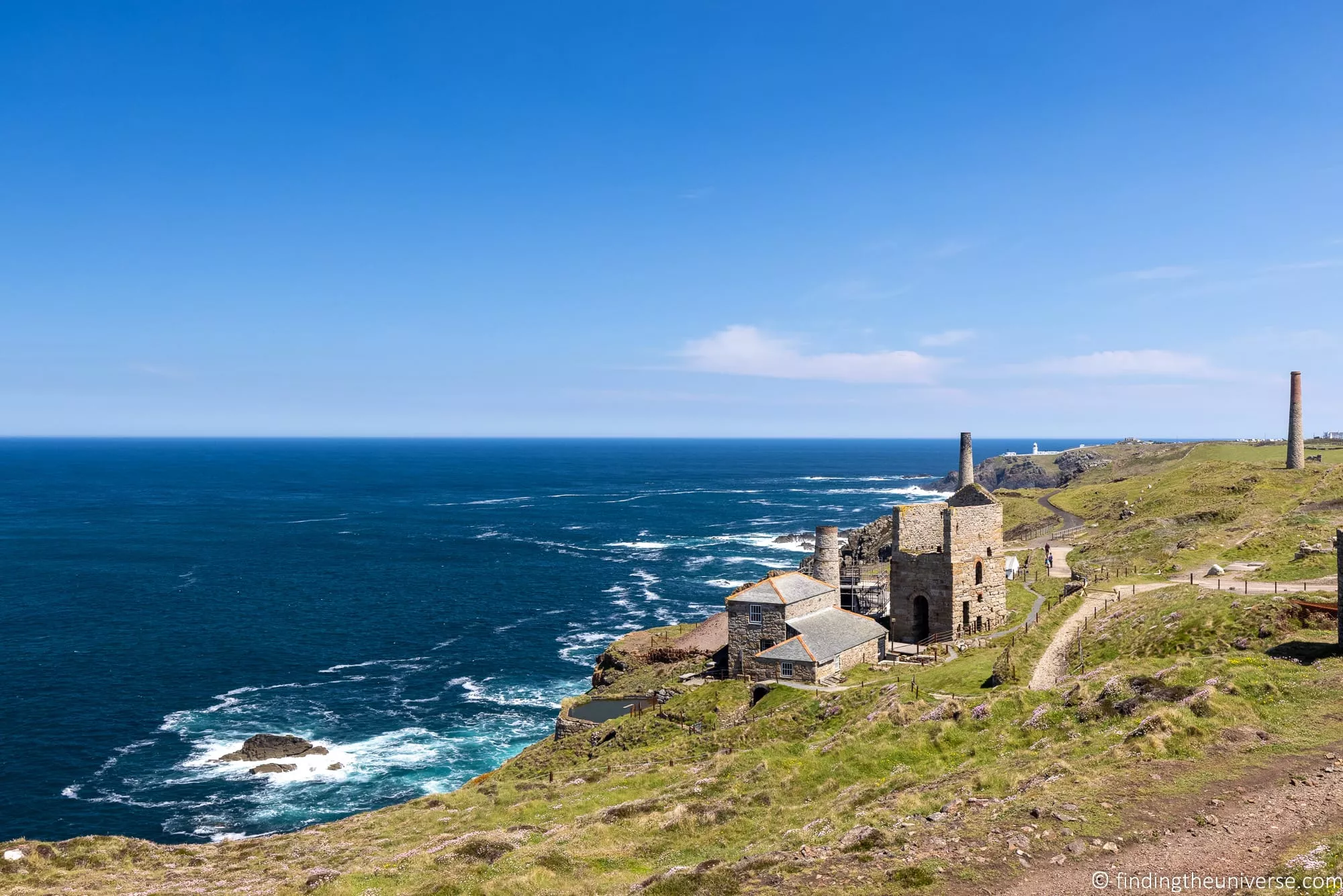 The engine house at Levant Mine on the west Cornwall coast