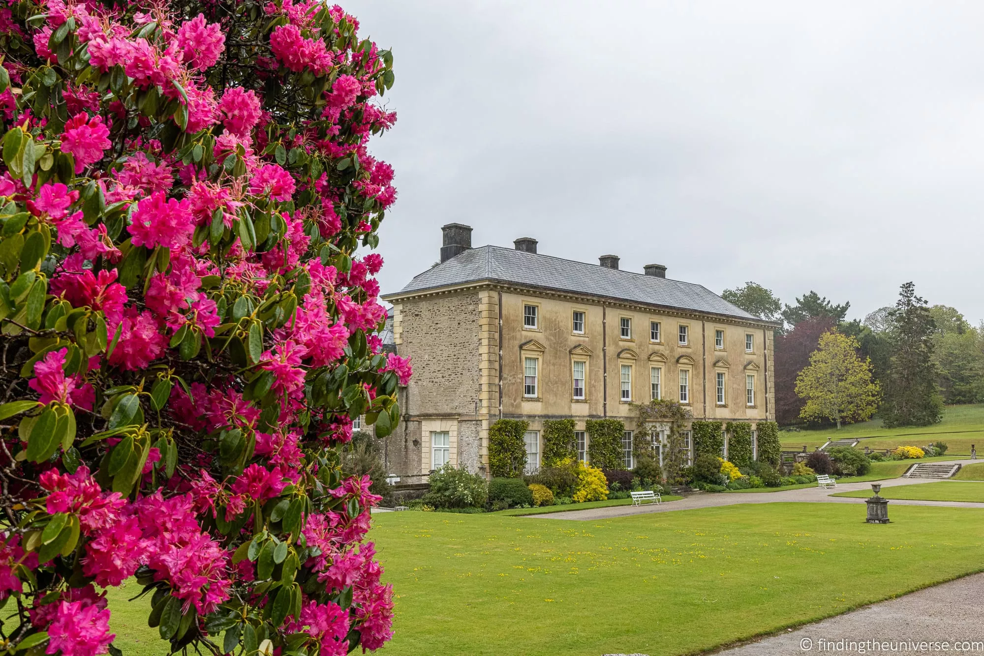Pencarrow House and its gardens on the edge of Bodmin Moor