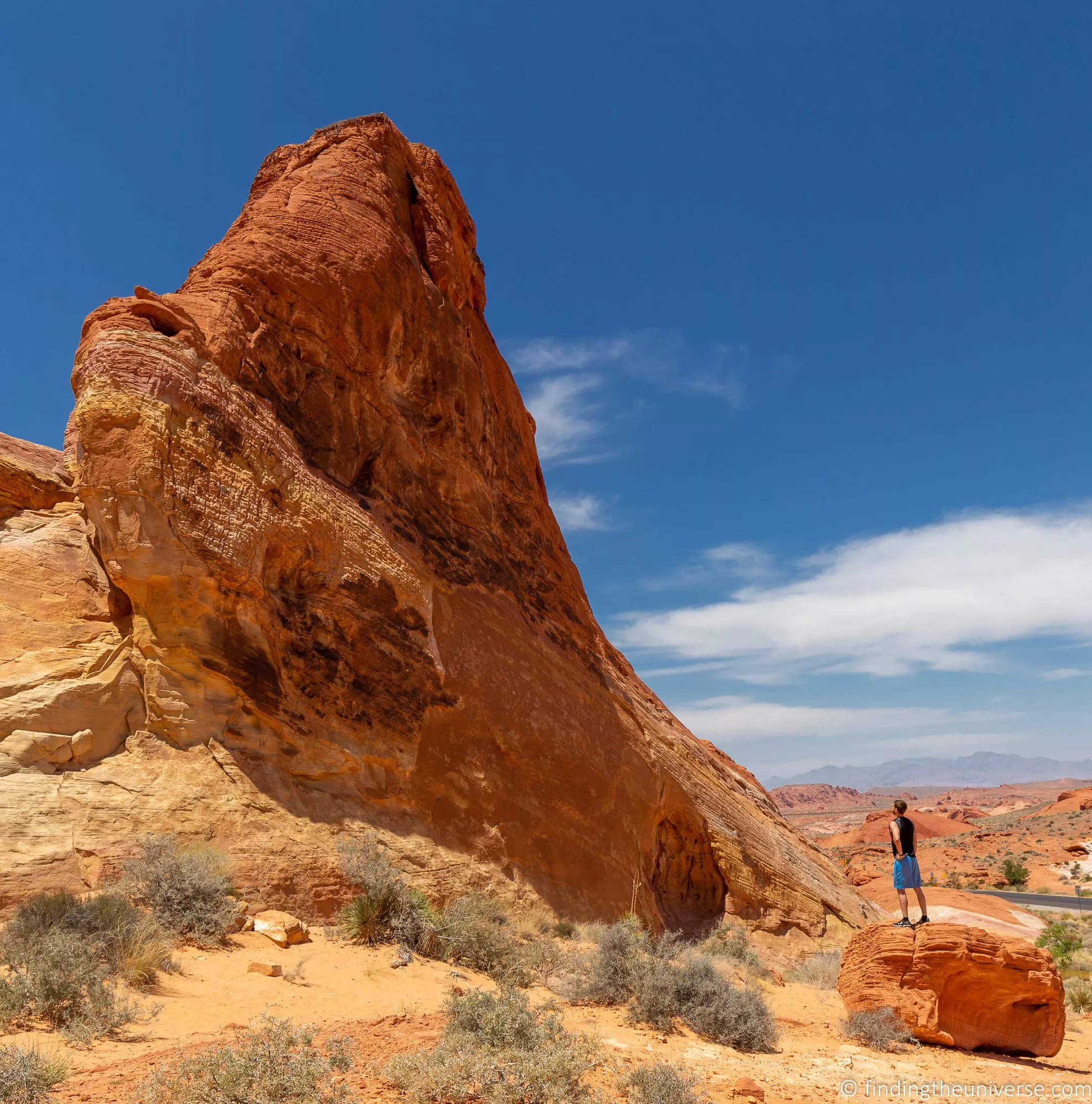 Red rock formations in Valley of Fire State Park