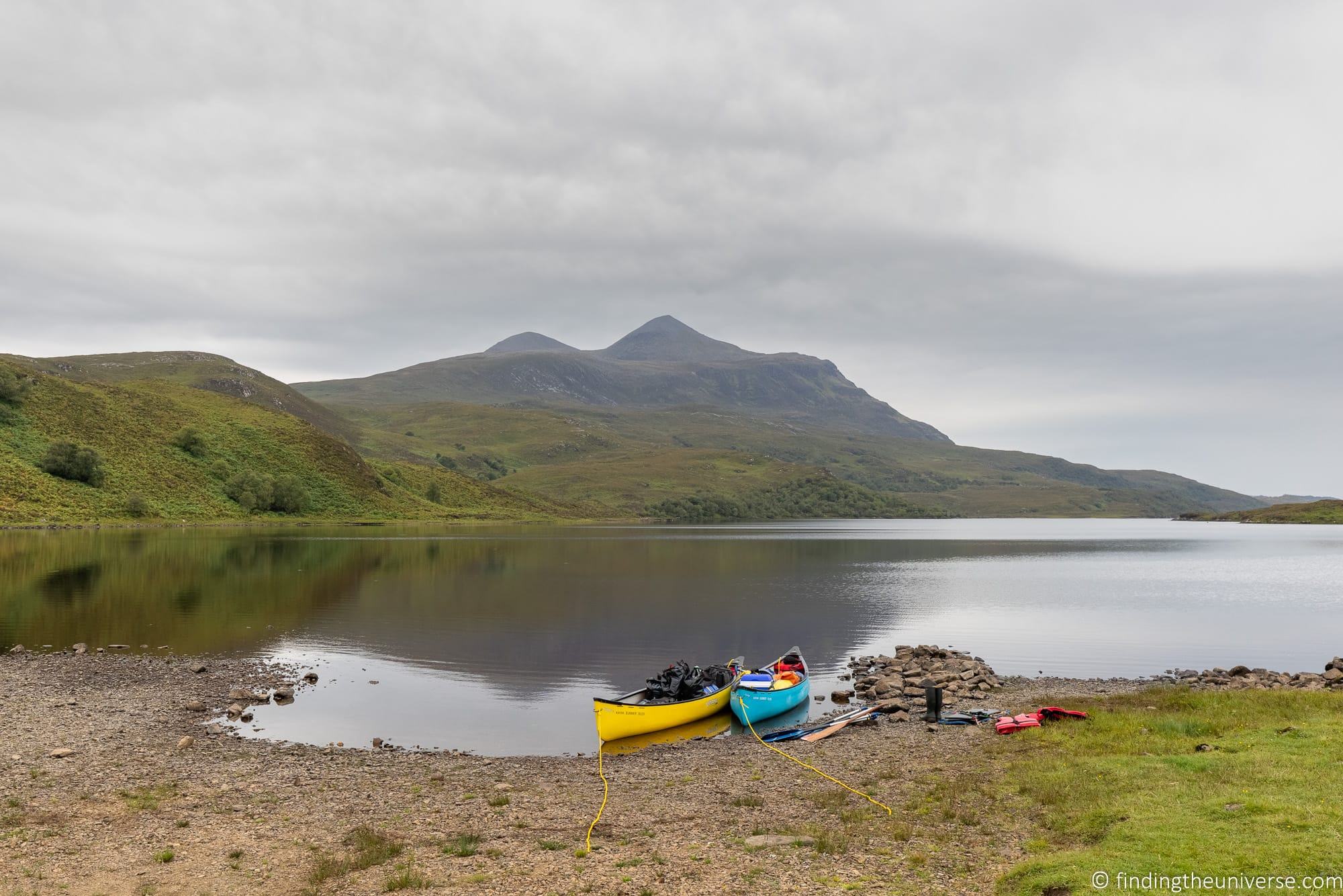 Suilven Hike Canoe Trip Hamlet Mountaineering by Laurence Norah 2