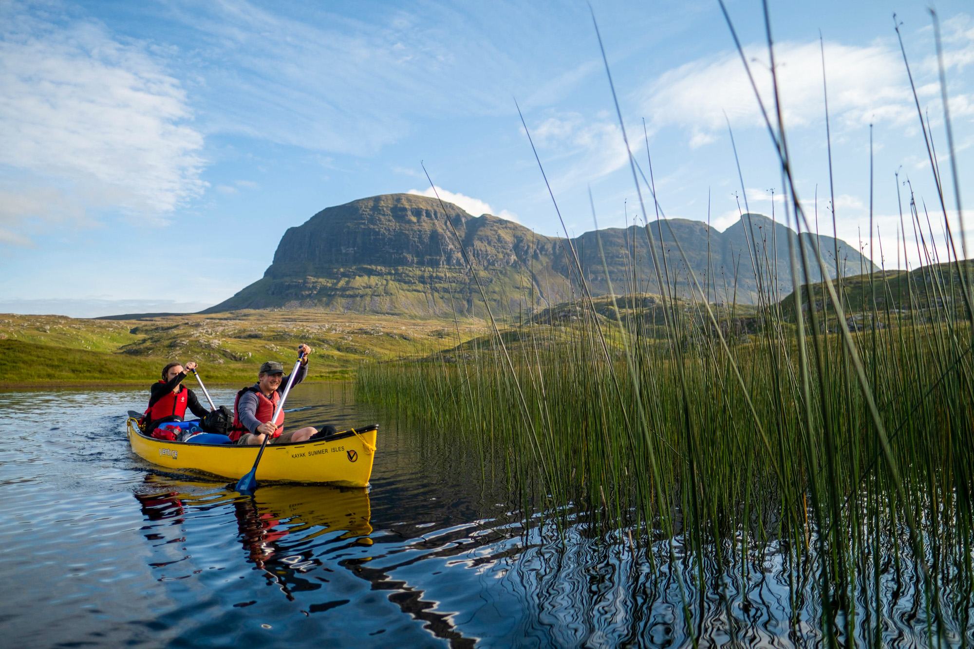 Suilven Hike Canoe Trip Hamlet Mountaineering by Laurence Norah 28