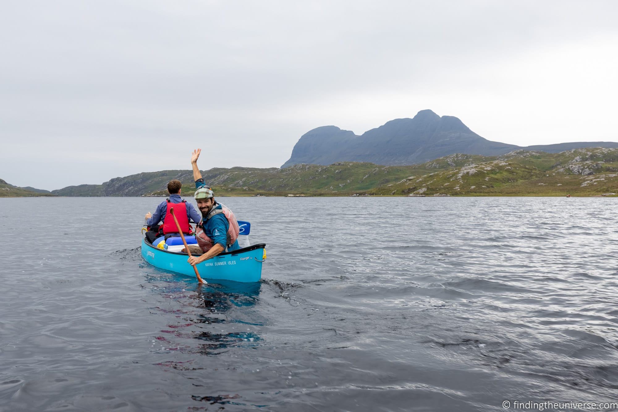 Suilven Hike Canoe Trip Hamlet Mountaineering by Laurence Norah 4