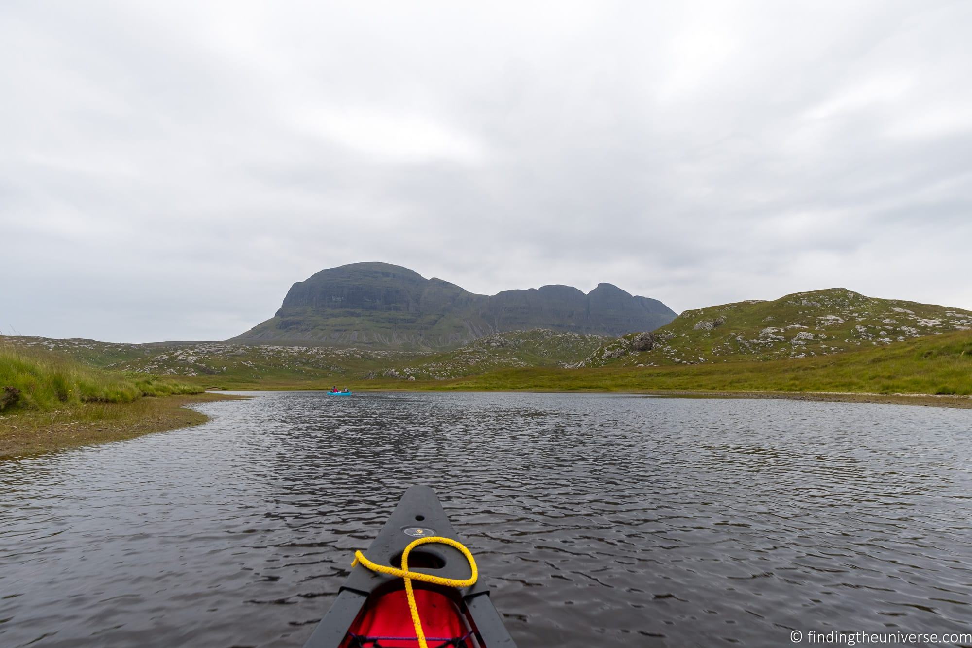 Suilven Hike Canoe Trip Hamlet Mountaineering by Laurence Norah 5