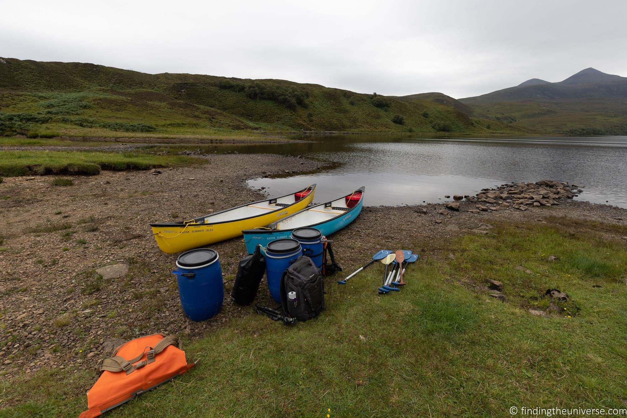 Suilven Hike Canoe Trip Hamlet Mountaineering by Laurence Norah