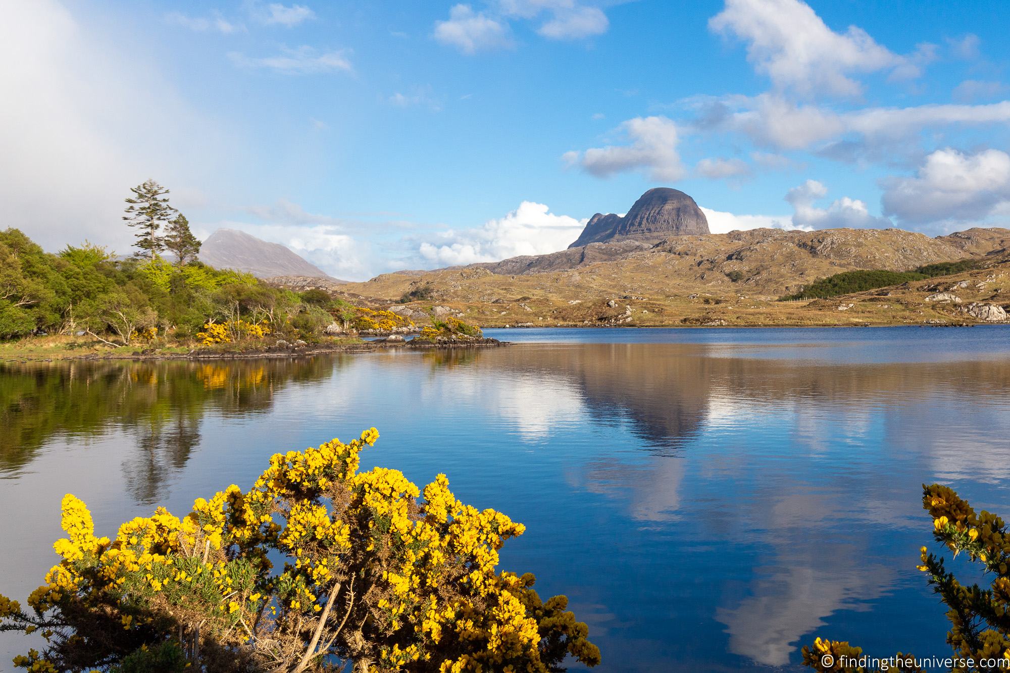 Suilven from Glencanisp Lodge