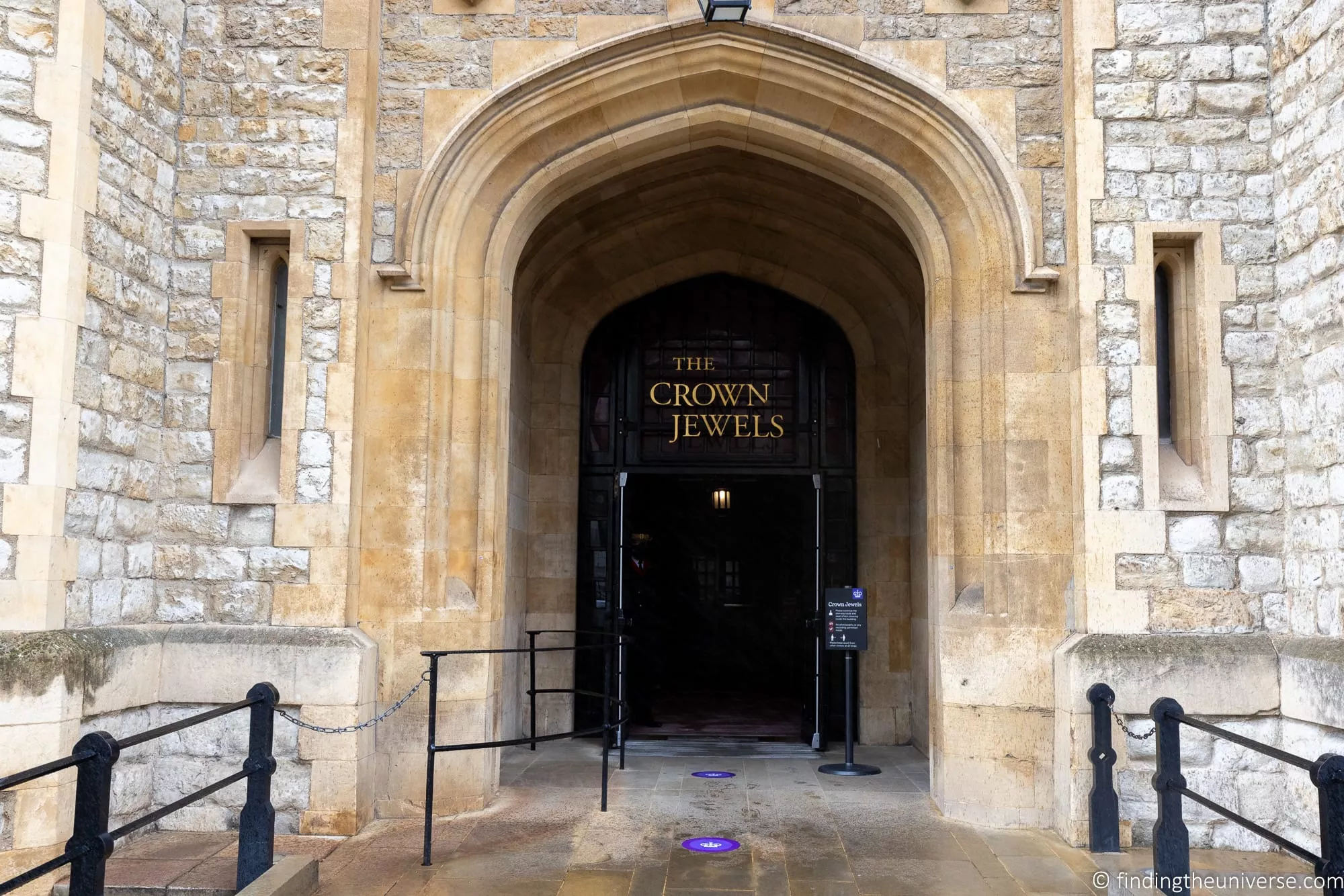 Crown Jewels Entrance Tower of London