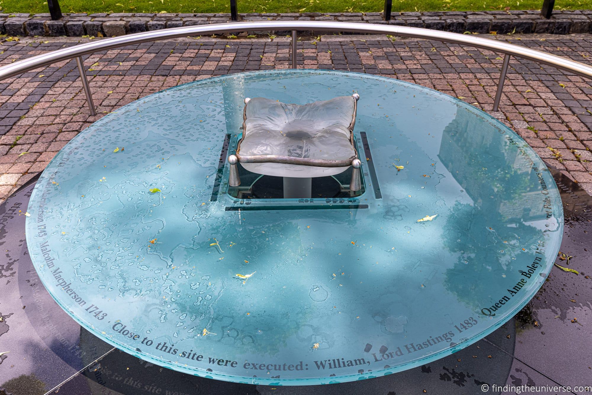 Tower Green & Scaffold Site memorial Tower of London