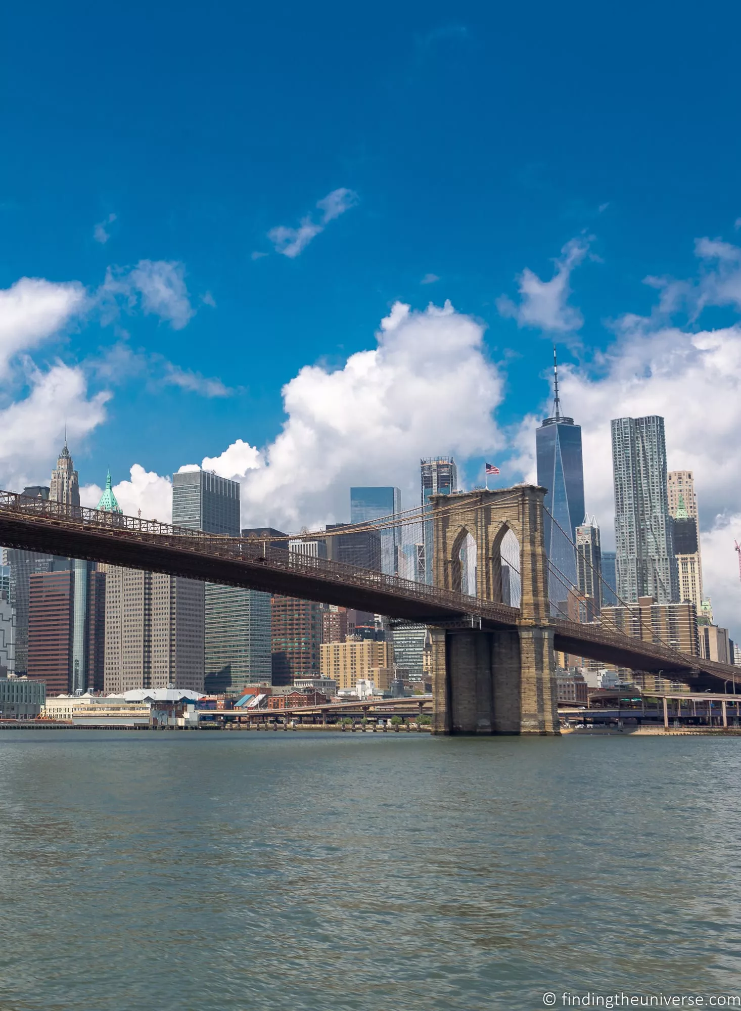 Brooklyn Bridge and Manhattan skyline