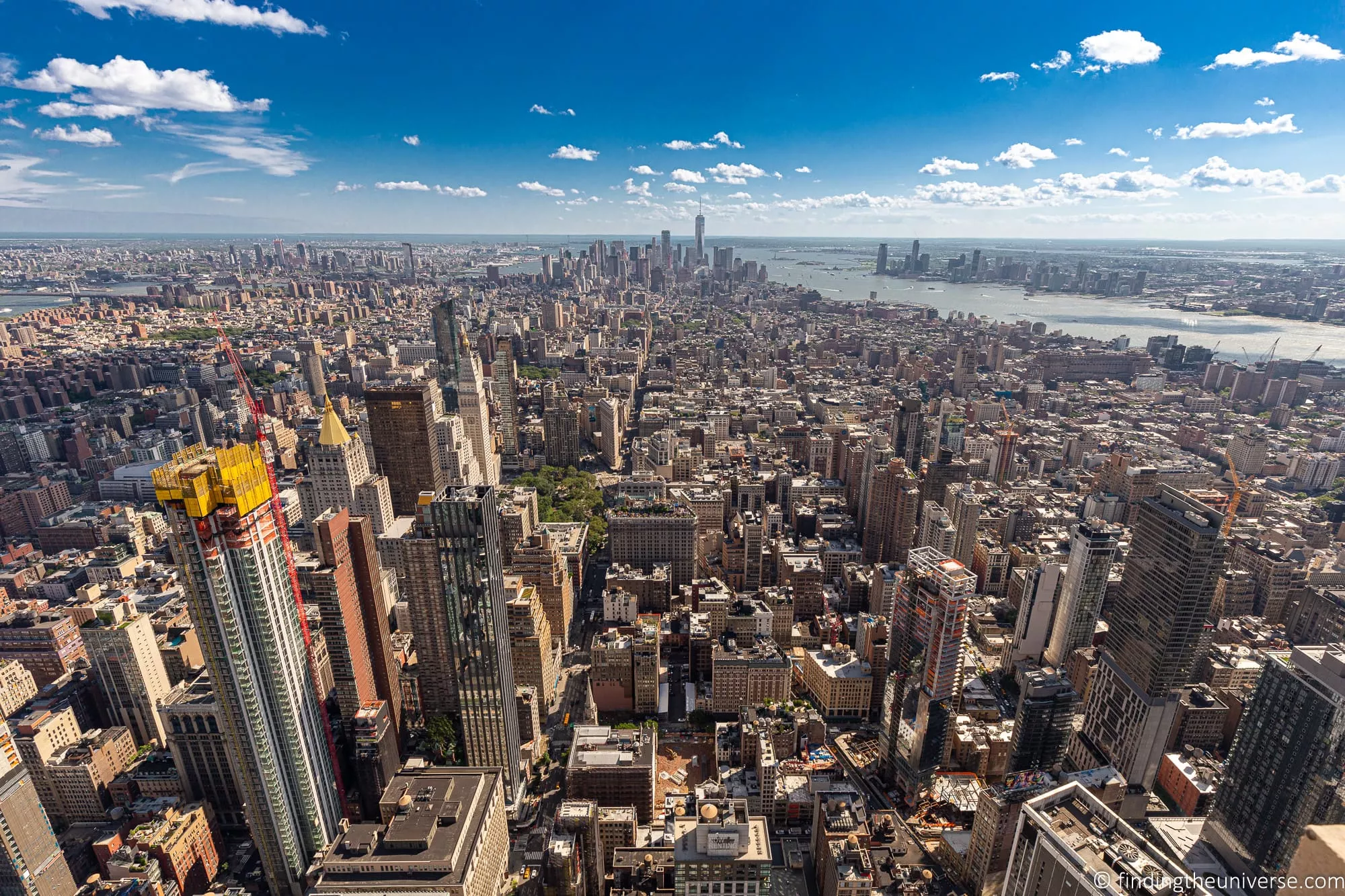 Empire State Building observation deck view