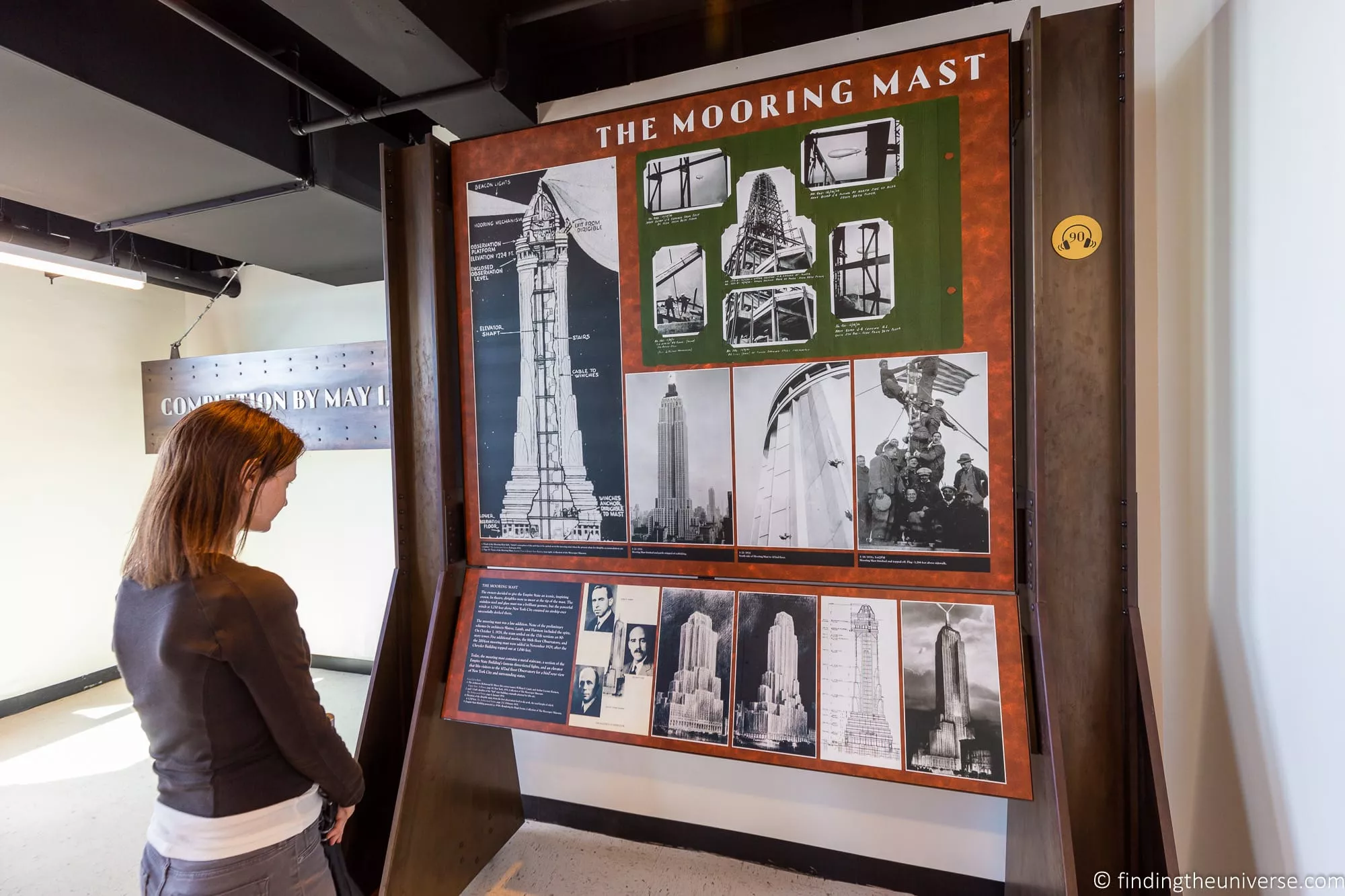 Empire State Building exhibits