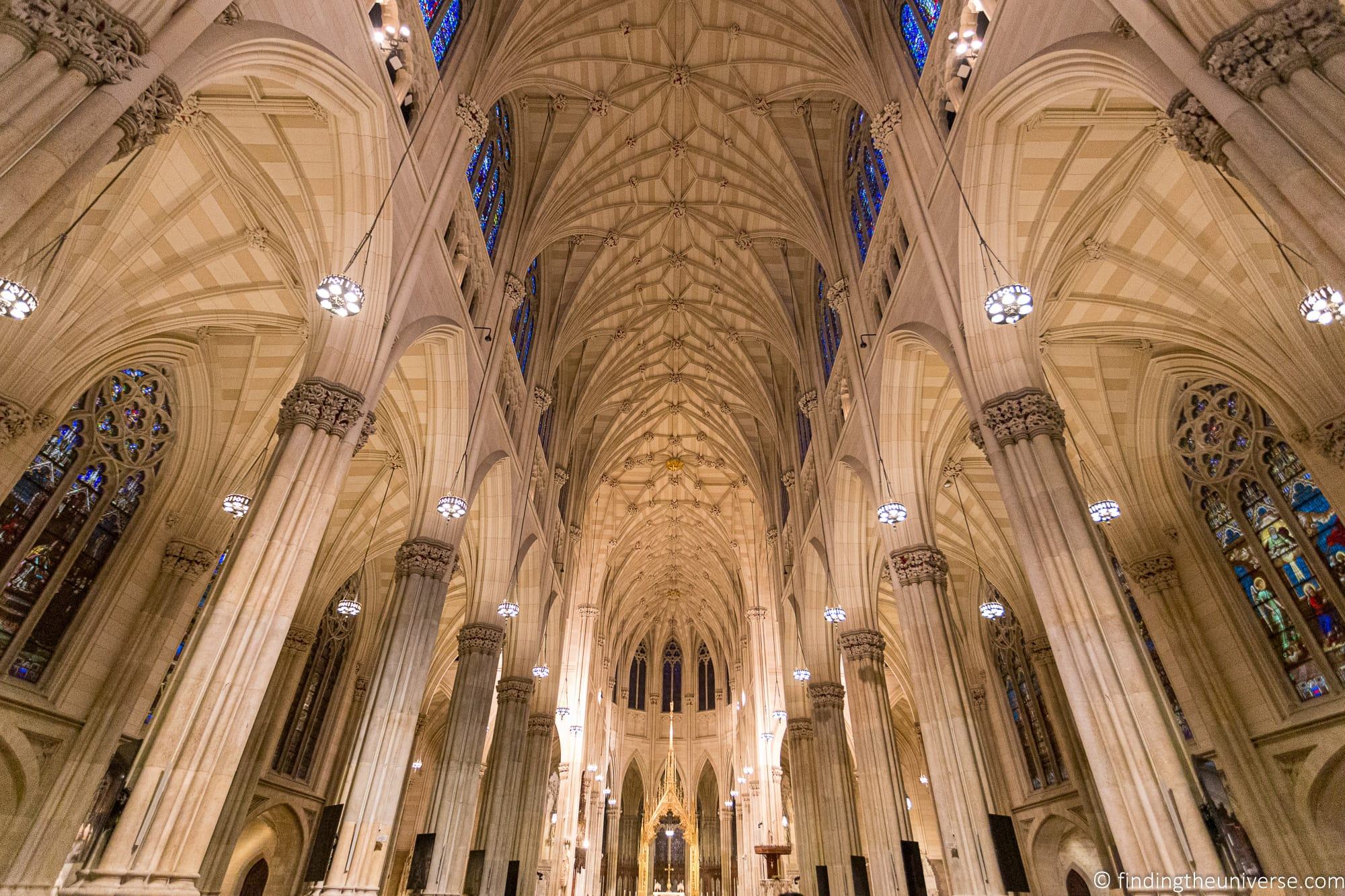Interior St Patricks Cathedral New York City