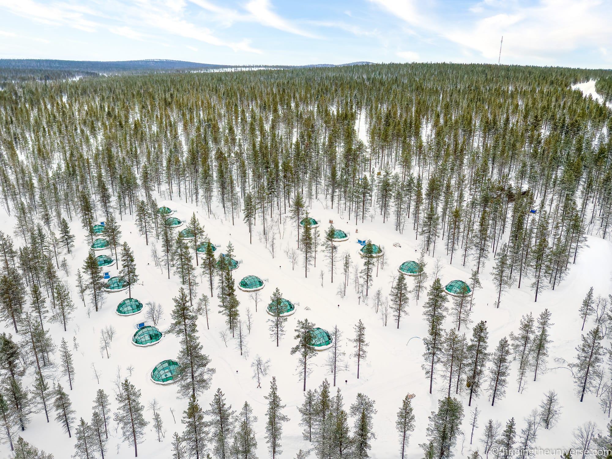 Kakslauttanen Arctic Resort - East village glass igloos