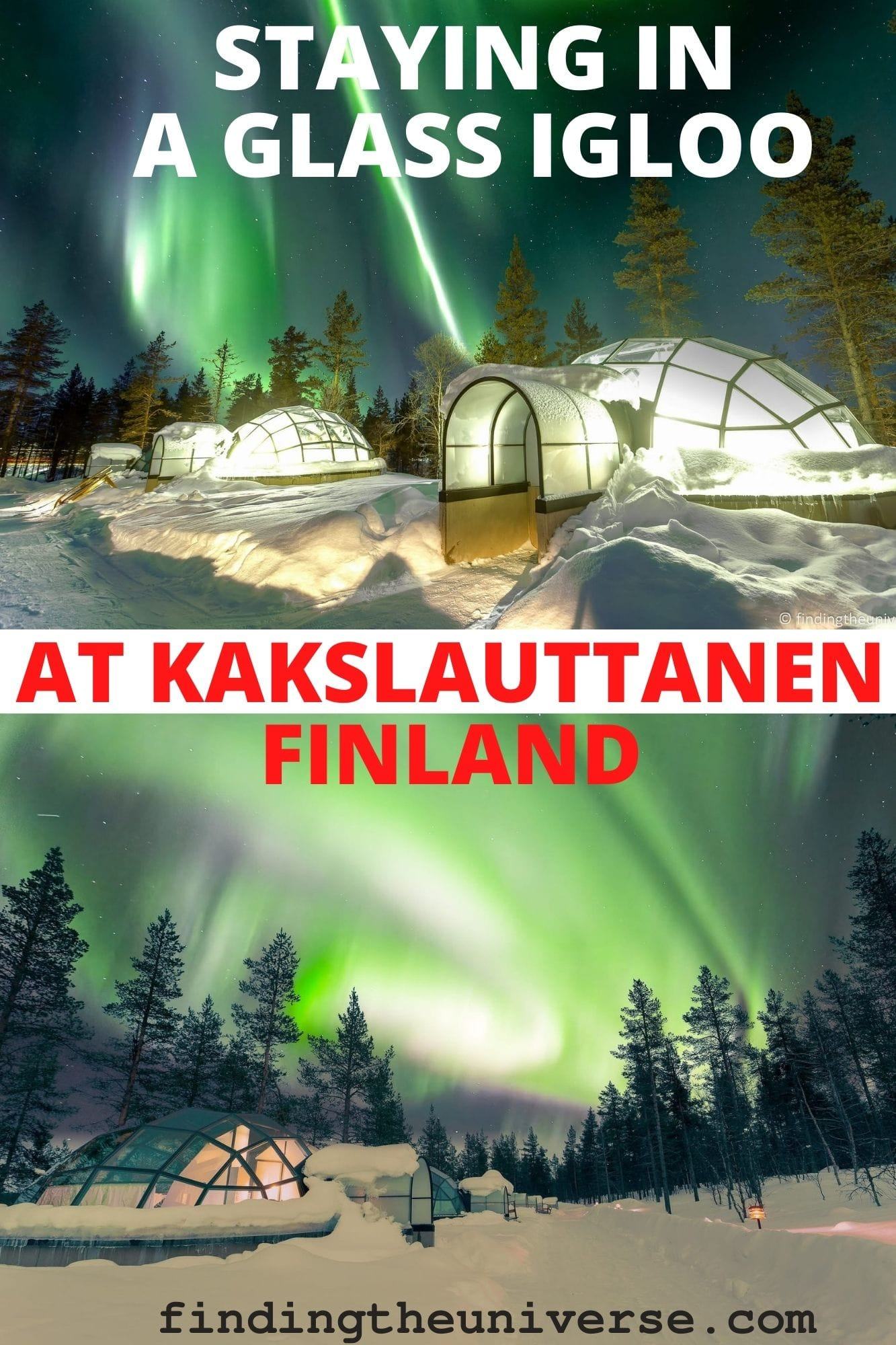 Detailed review of Kakslauttanen Arctic Resort in Finland. Everything you need to know to plan your stay at these glass igloos in Finland!