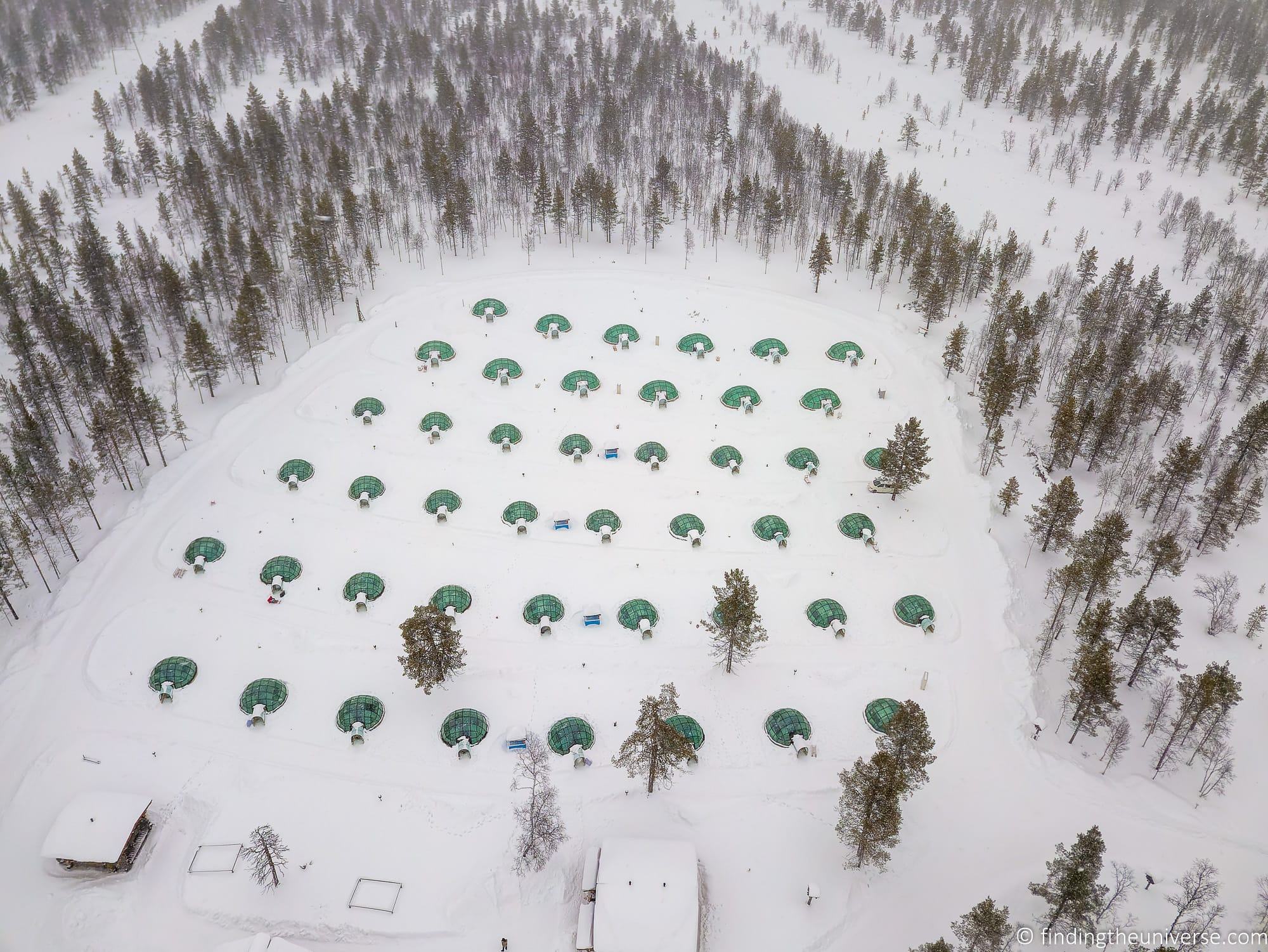 Kakslauttanen Arctic Resort - west village glass igloos