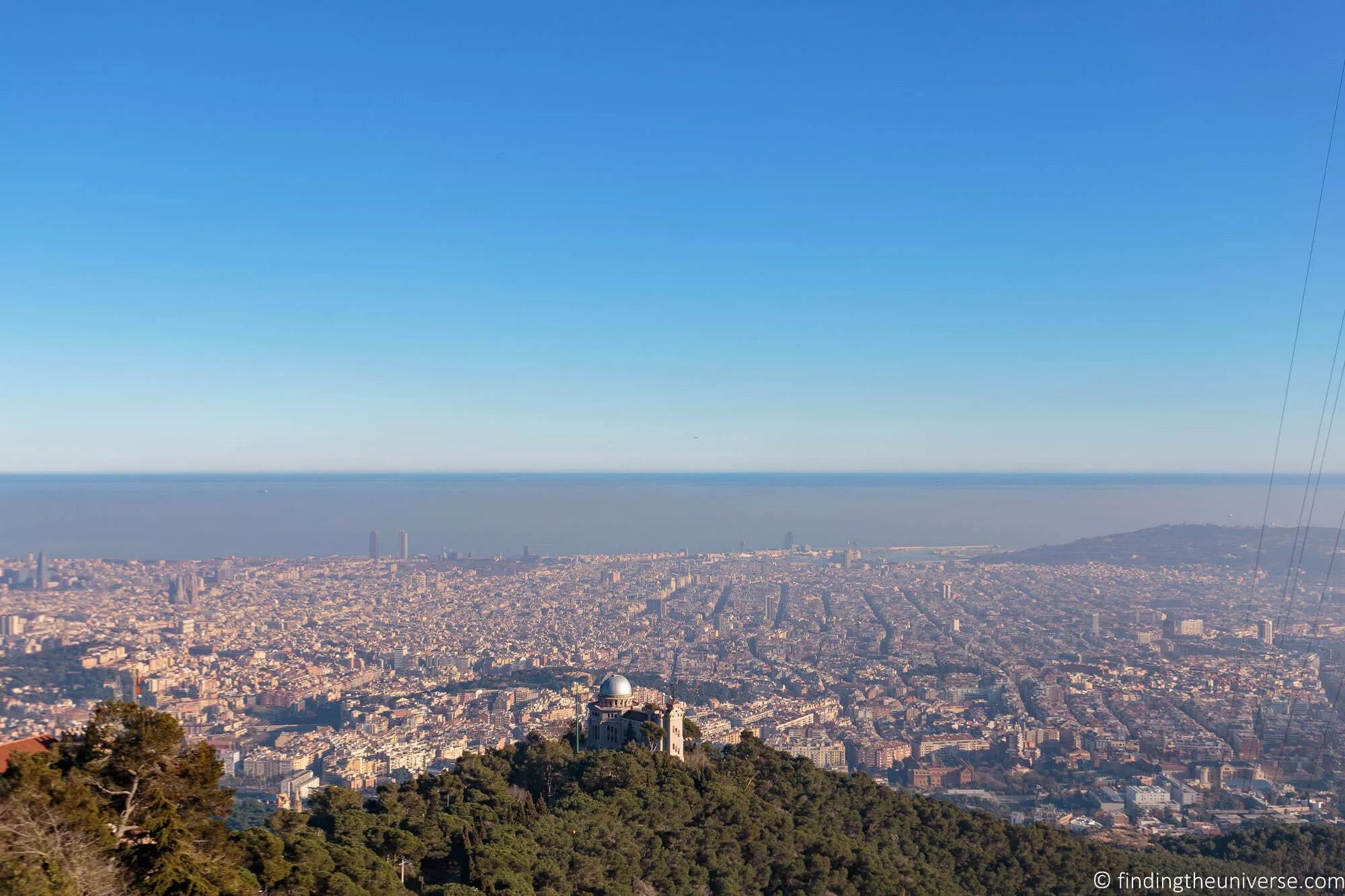 View from Tibidabo Barcelona_by_Laurence Norah