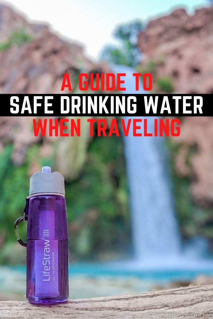 A detailed guide to safe drinking water when traveling. Understand the risks and your options for purifying water at home or abroad