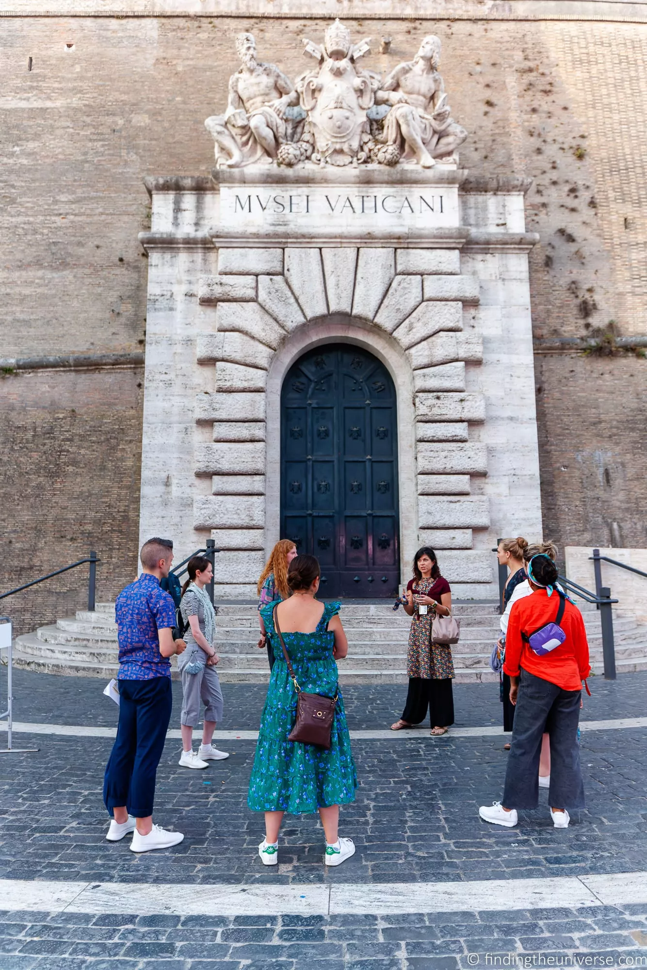 Vatican Museums entrance early morning before the Key Masters Tour