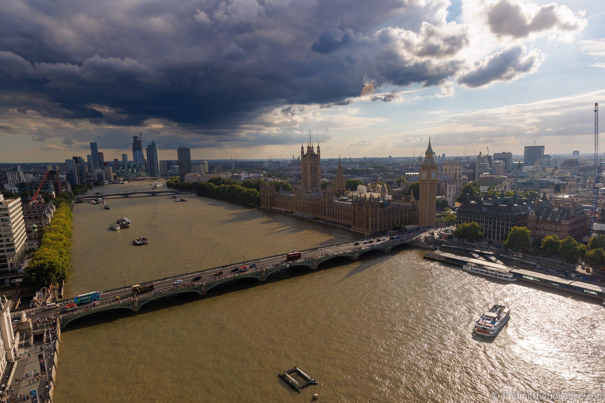 Houses of Parliament from London Eye