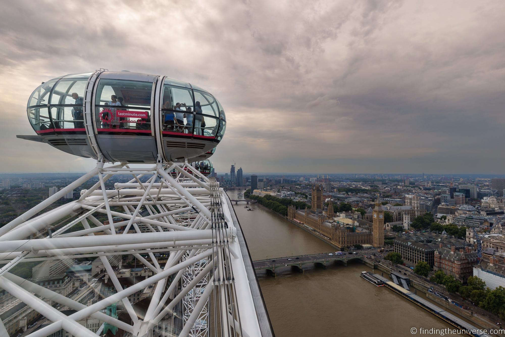 Seeing London Through the London Eye