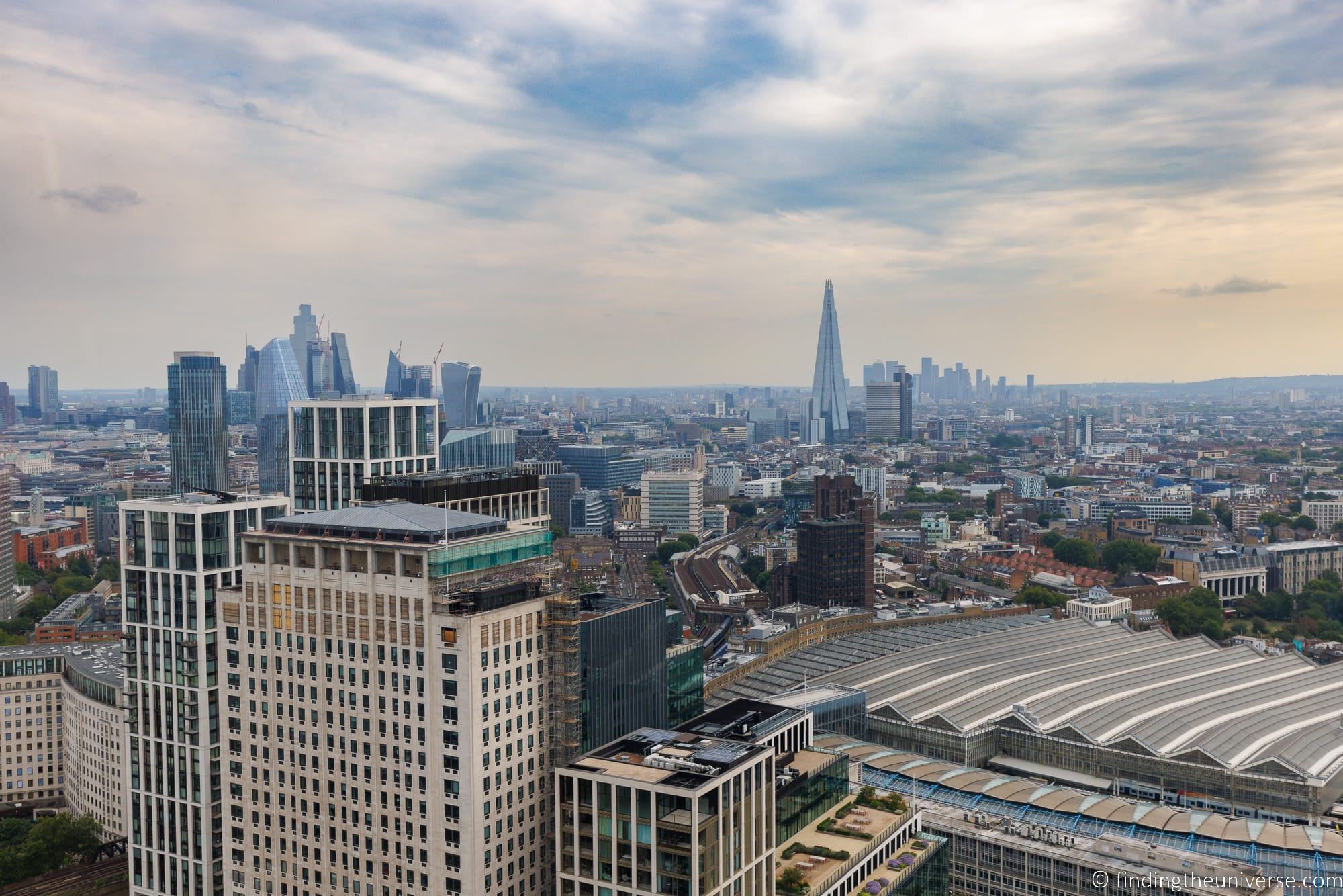 London Eye view of the Shard