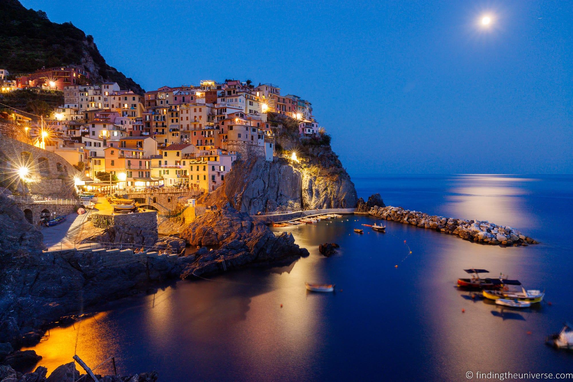 Manarola Moon Rise Cinque Terre