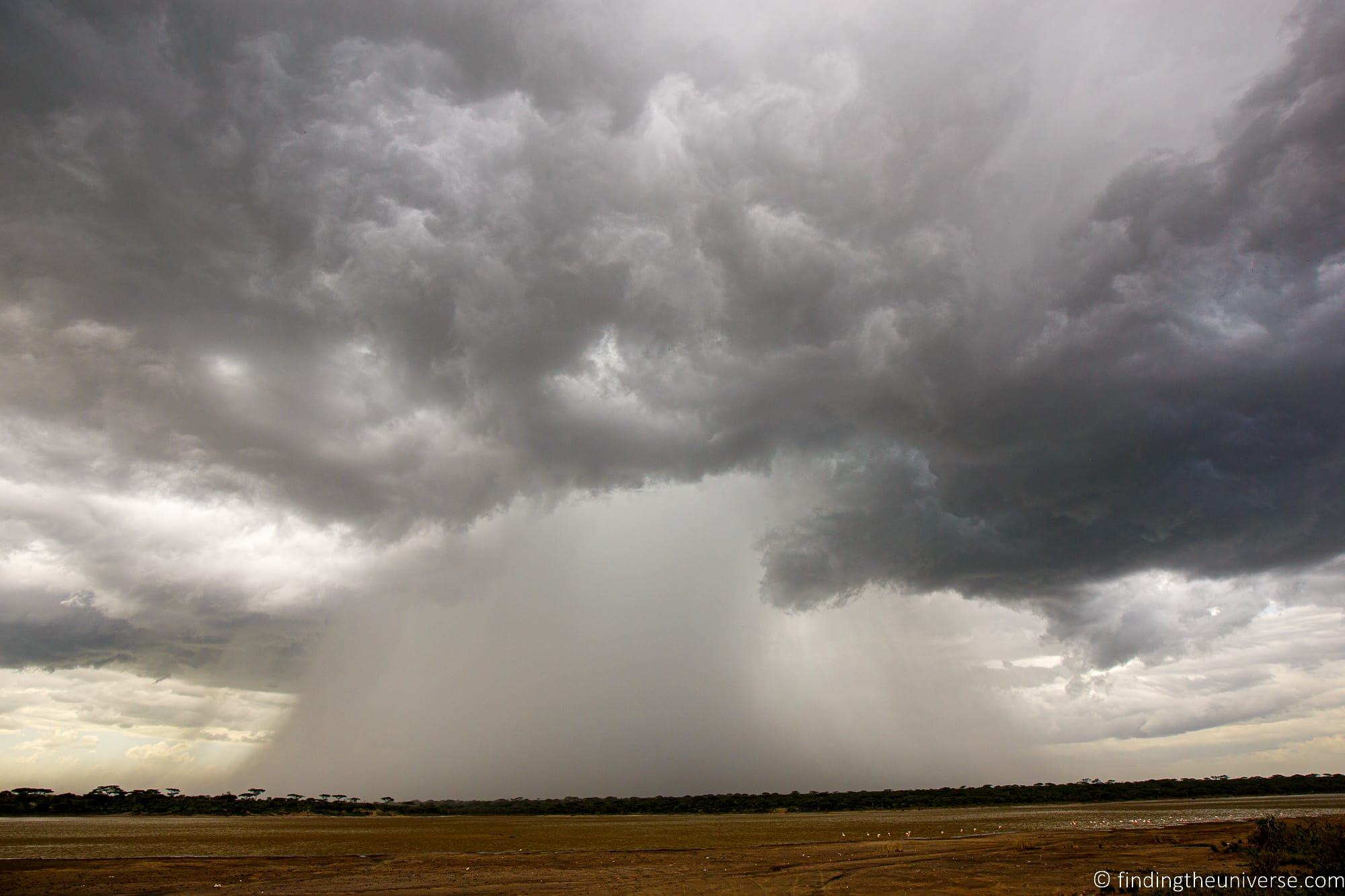 Storm clouds Africa