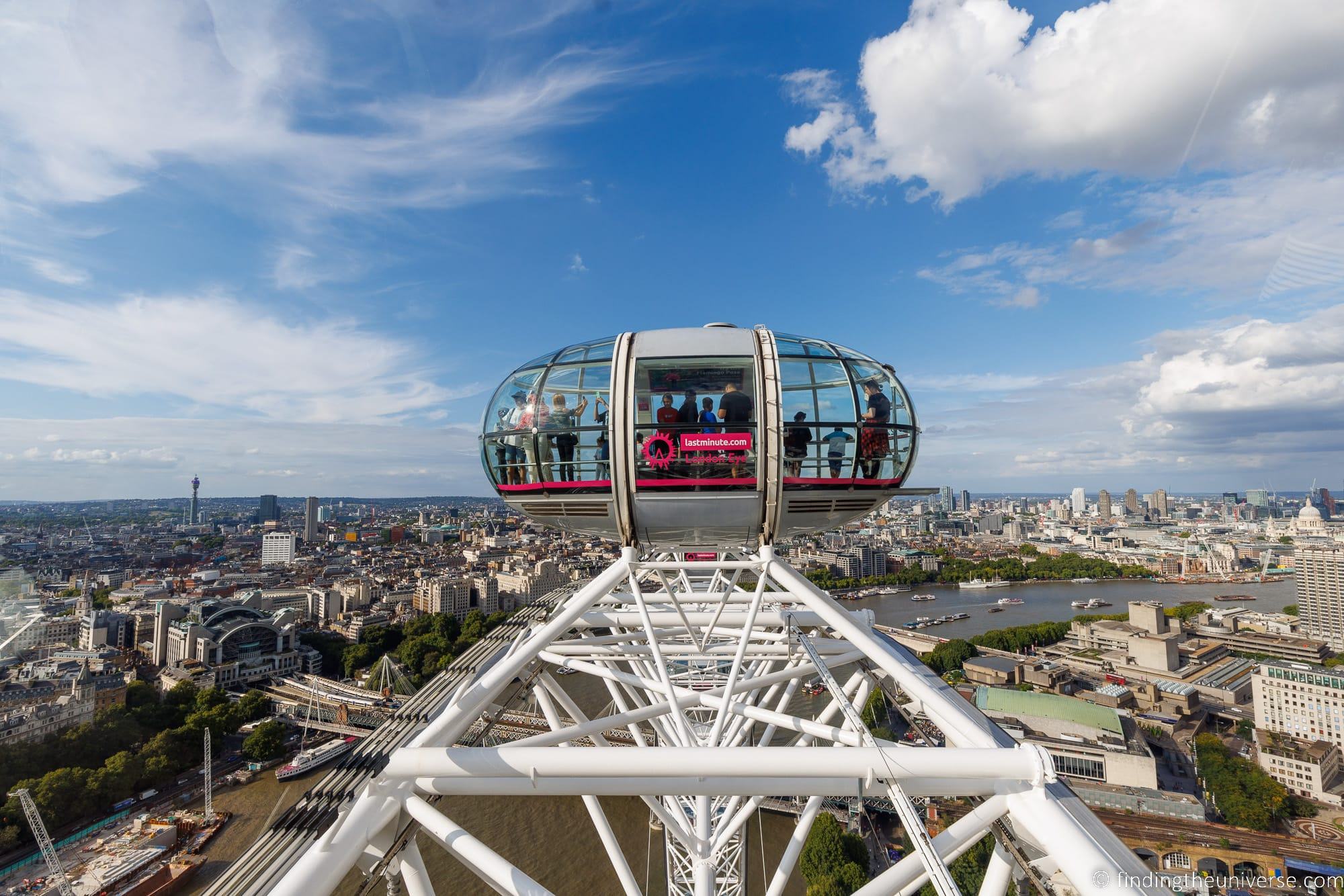 Top of the London Eye view
